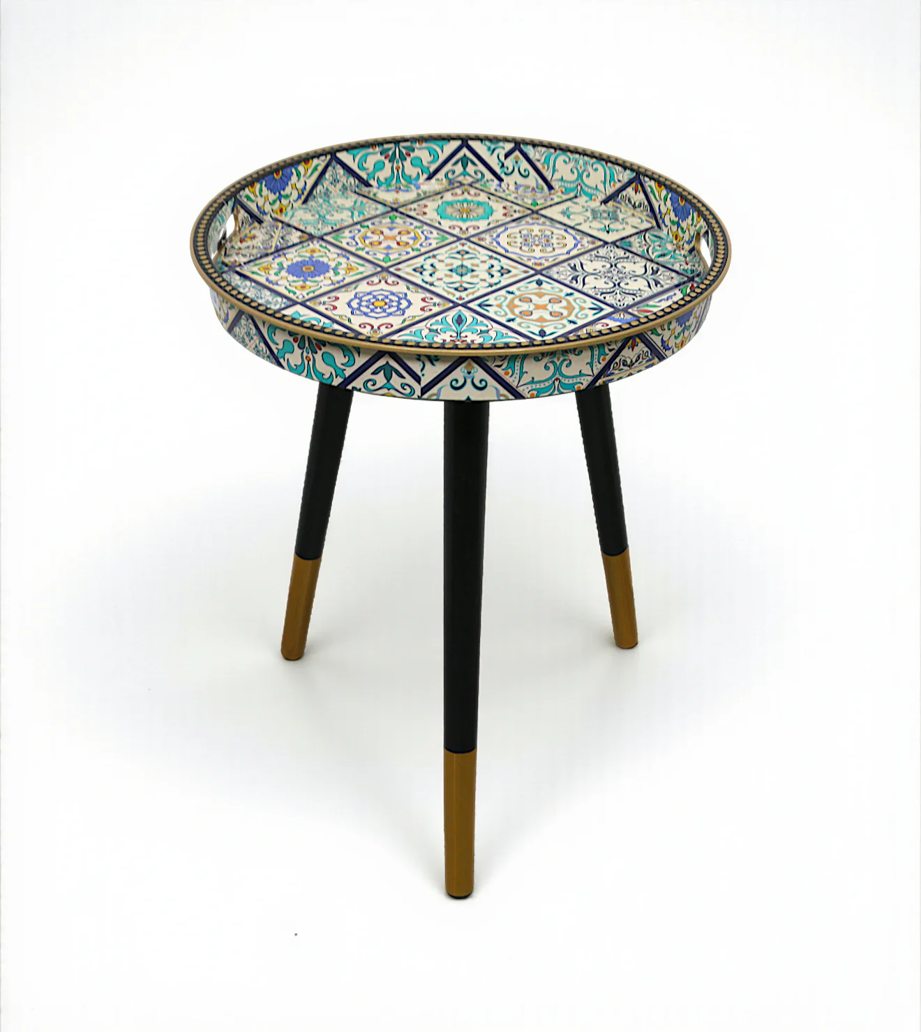decoration table round fancy china 19.5x15.5