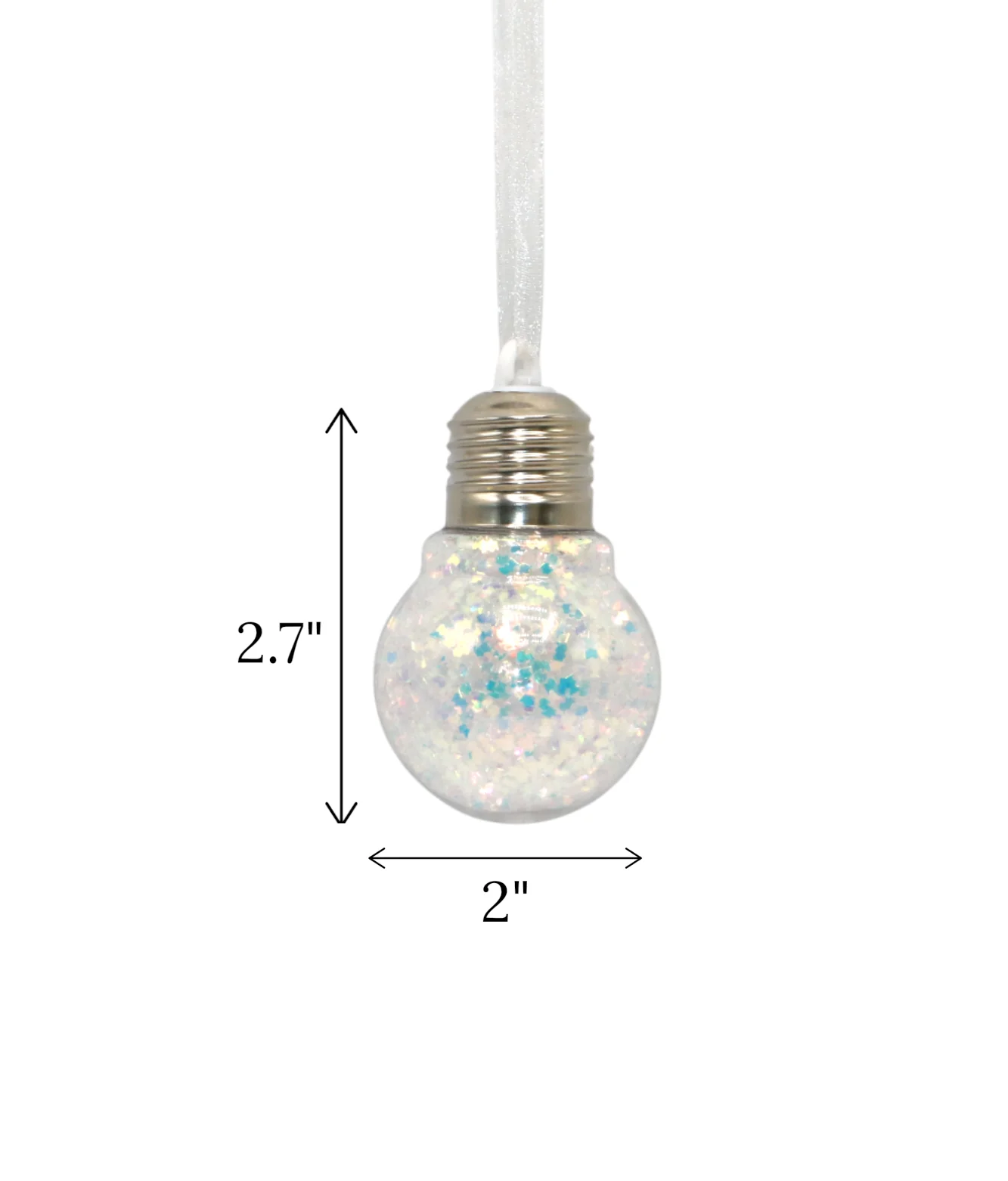 decorative led hanging globe light glitters china "2.7x2" - Image 2