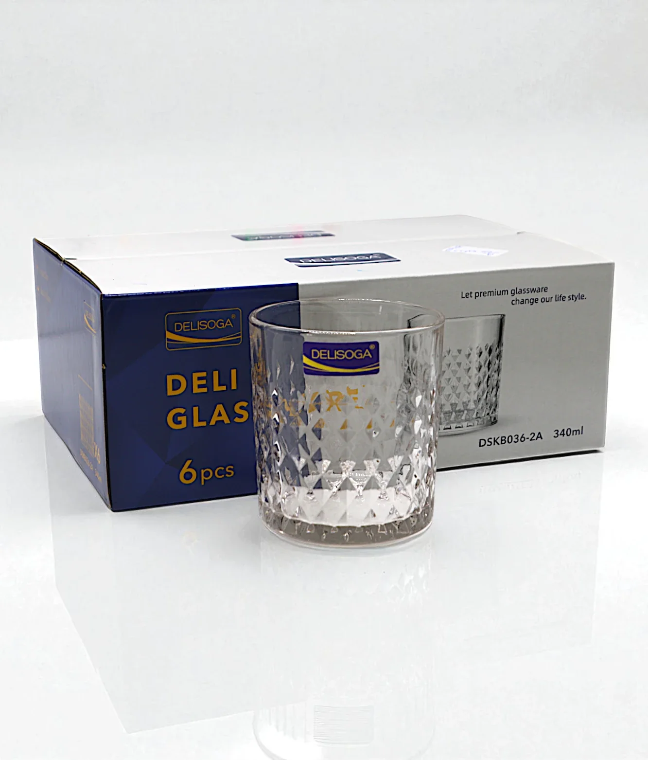 deli glass 6pc dskb036-2a - Image 2
