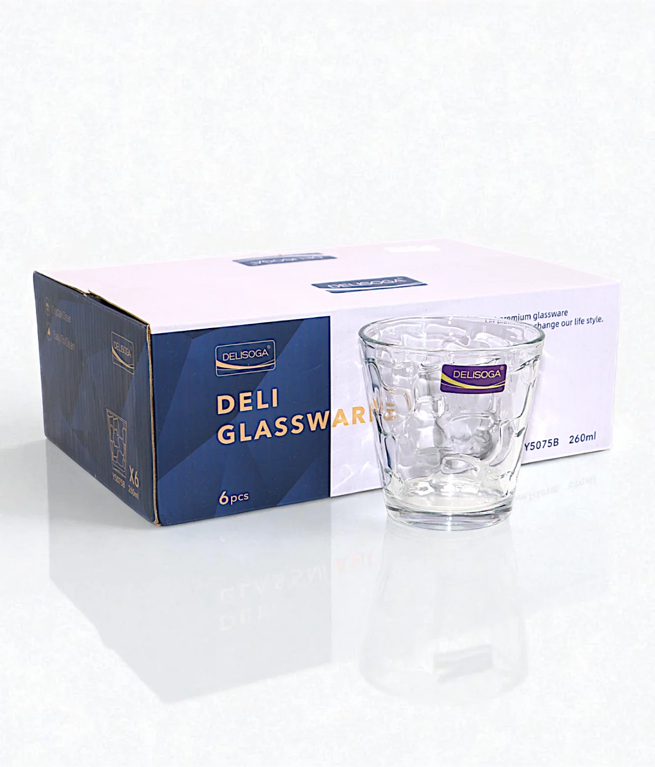 deli glass 6pc y5075b - Image 2