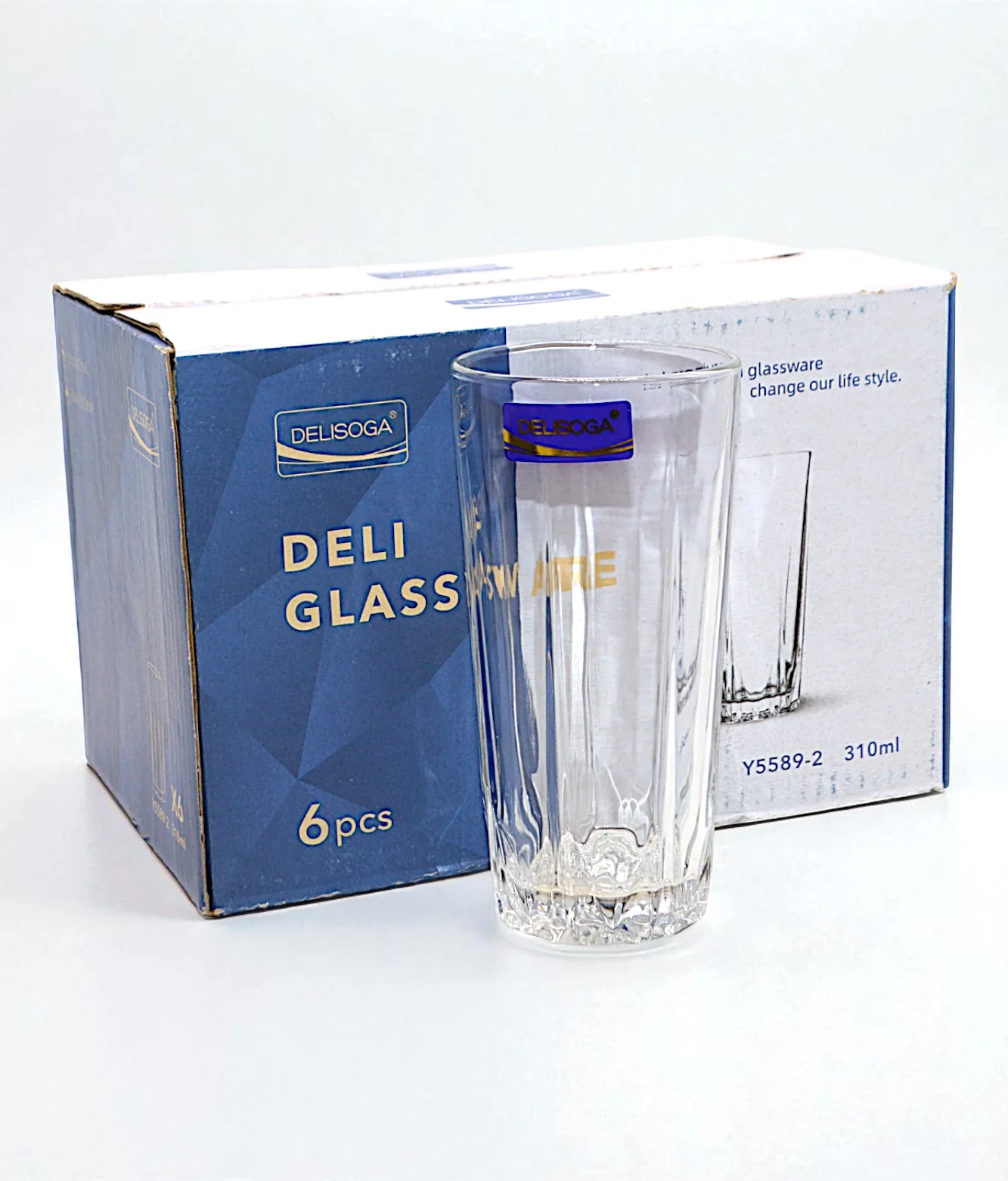 deli glass tumbler 6pc pak y5589-2 - Image 2