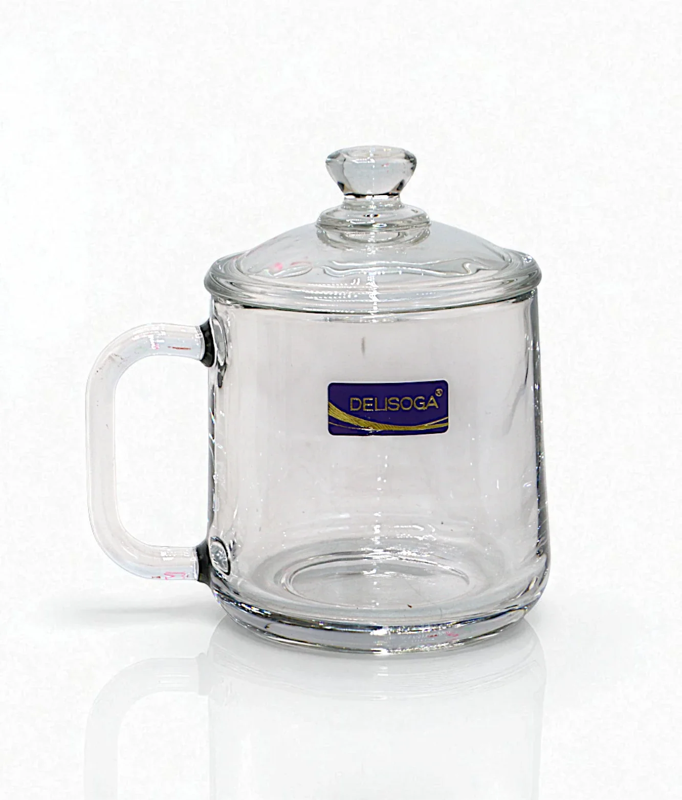 deli glass mug & lid pak dsz001