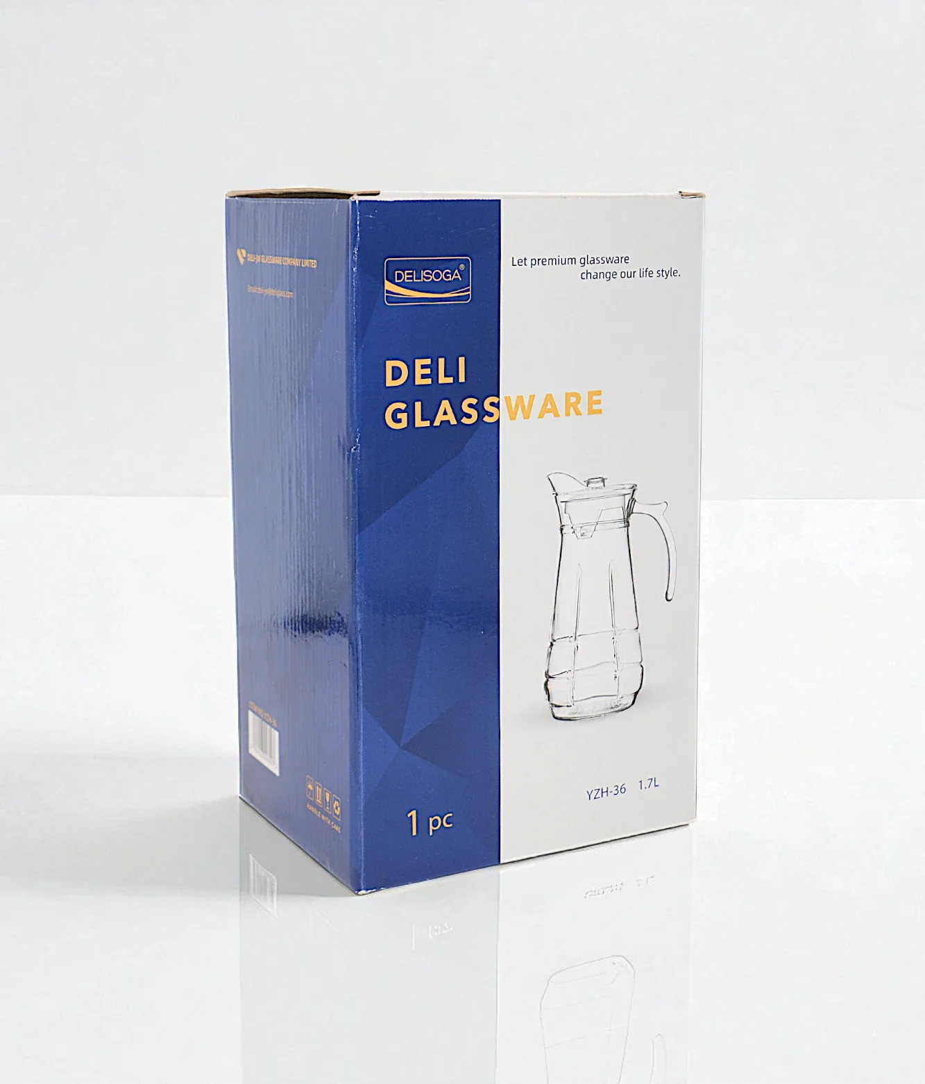 deli glass jug 1.7l pak yzh-36 - Image 2