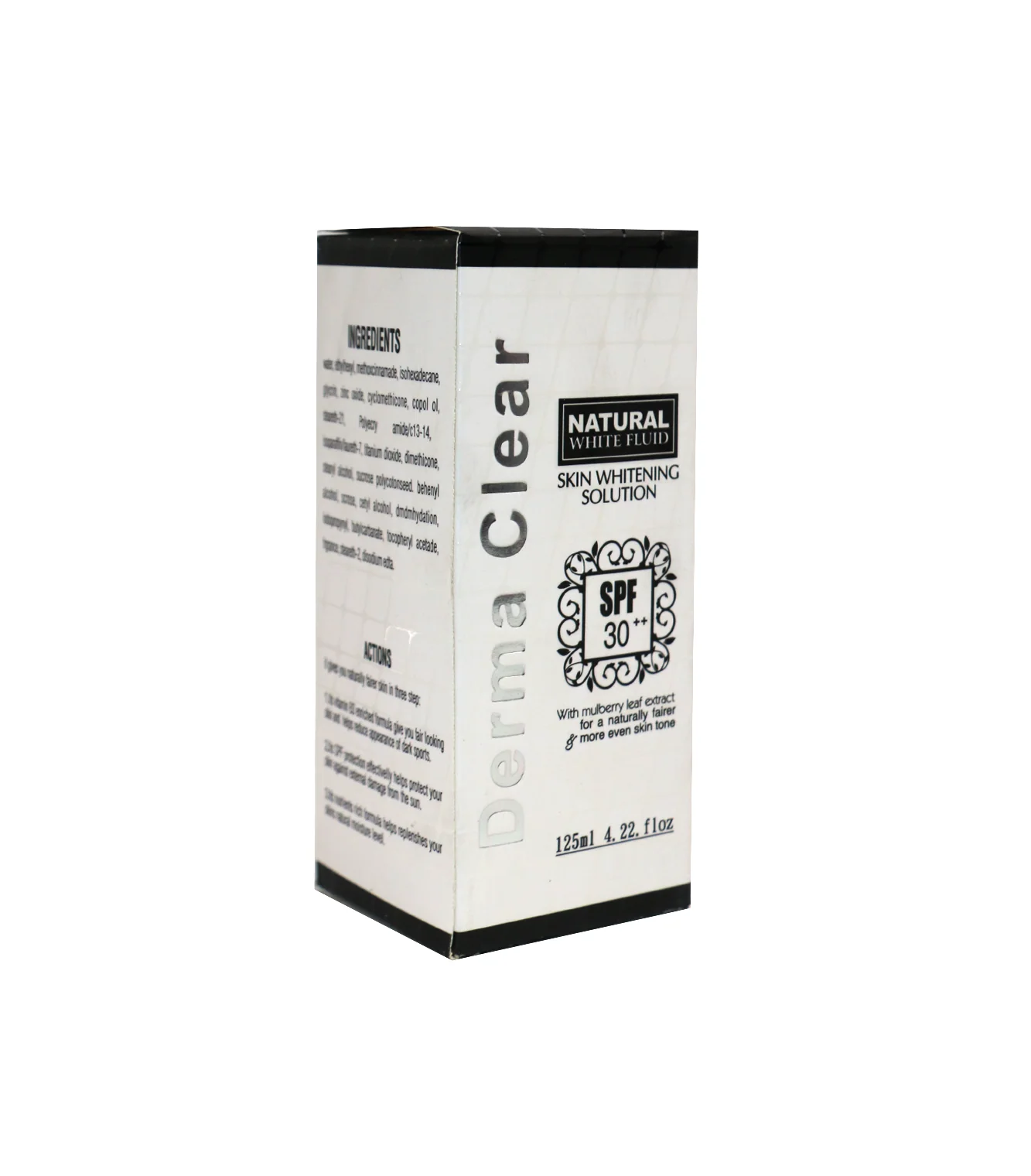 derma clear white fluid spf 30++ 125ml - Image 2