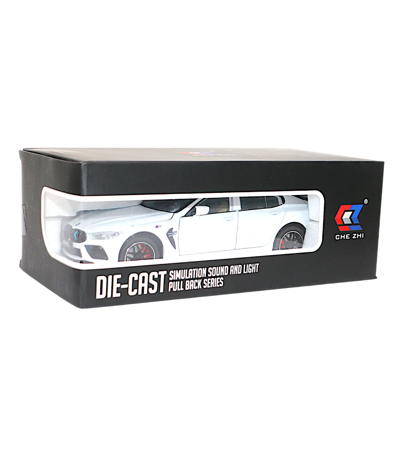 die-cast metal bmw m8 1:24 model with smoke , music& lights t288 - Image 3