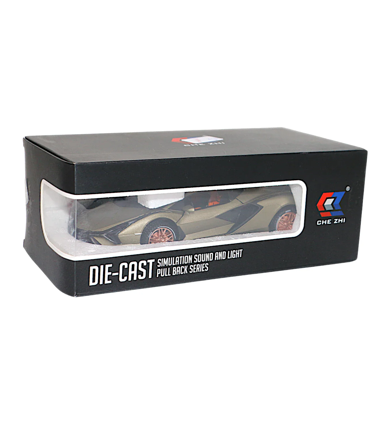 die-cast metal car lamborghini sian 1:24 model with music & lights - Image 3