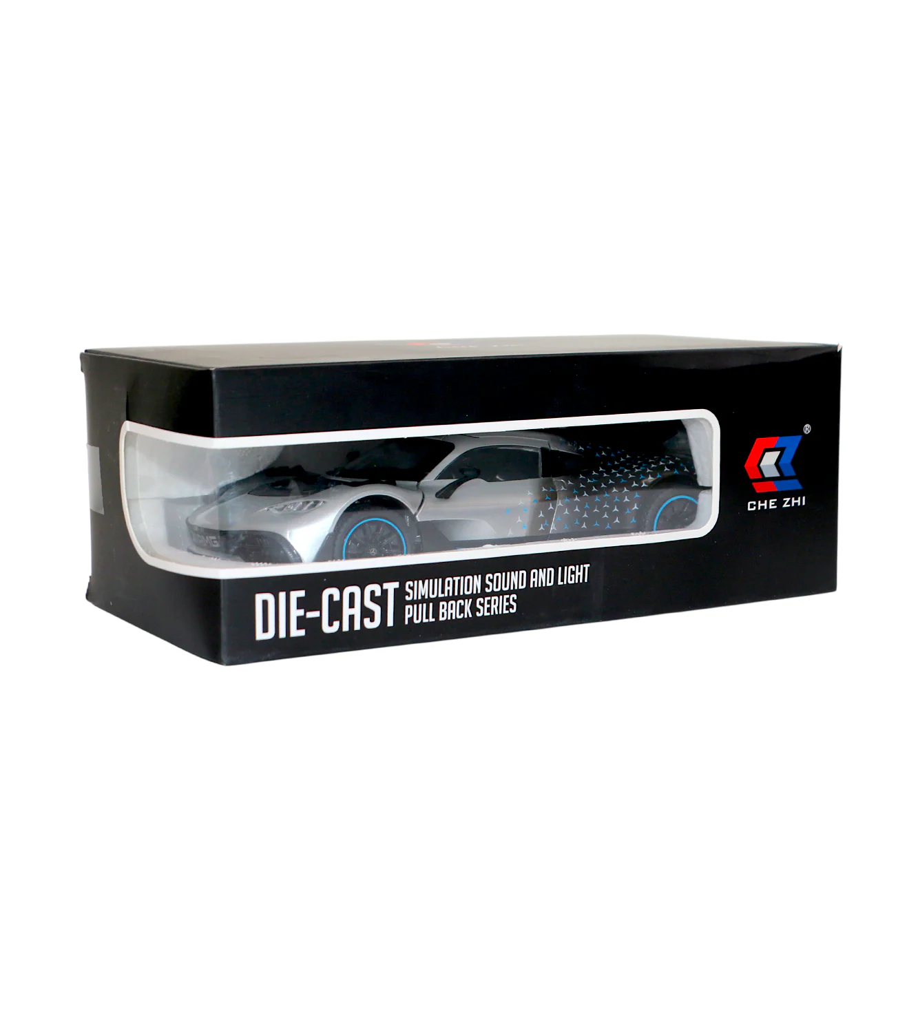 die-cast metal car mercedes amg model 1:24 with music & lights - Image 3