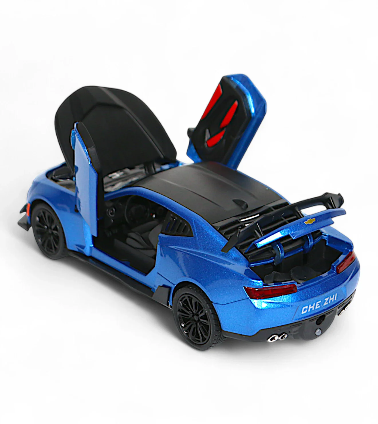 die-cast metal chevrolet camaro zl1 1:24 model with spray , music & lights - Image 2