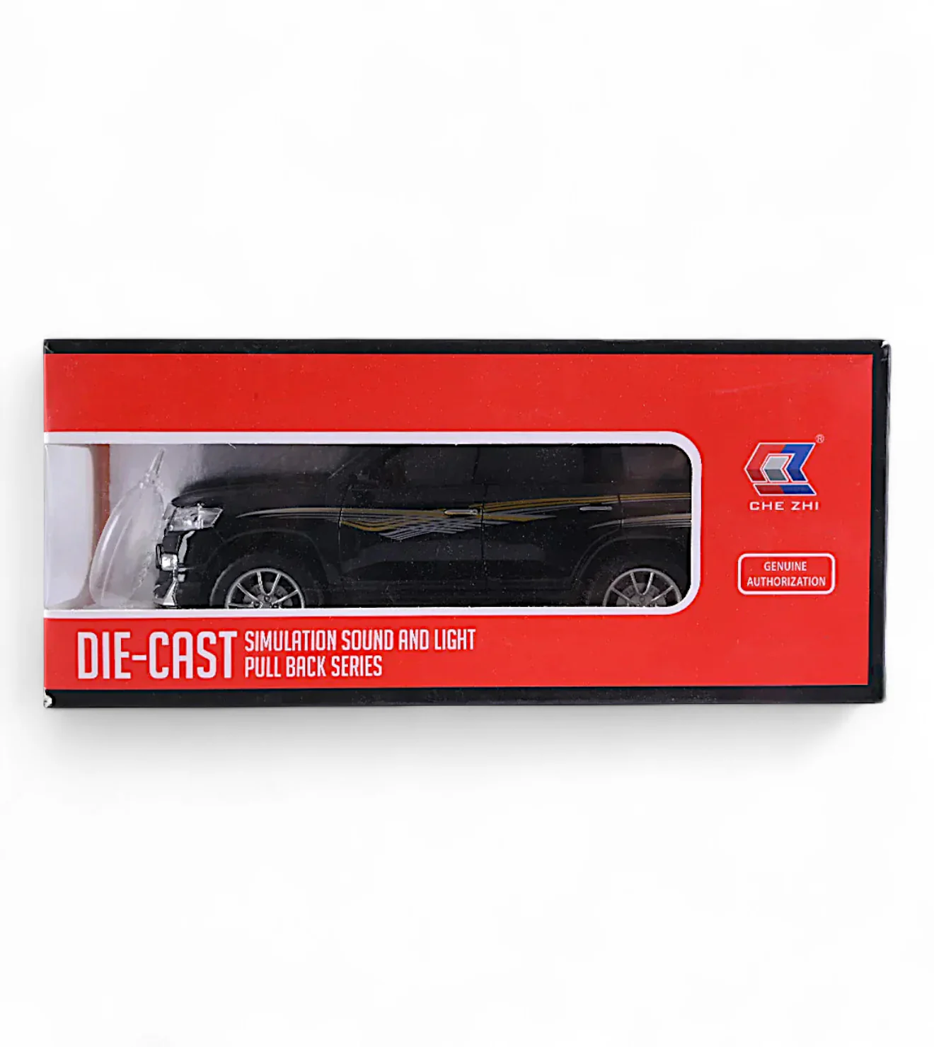 die-cast metal jeep  land cruiser lc200 v8 1:24 model with spray, music & lights t084 - Image 2