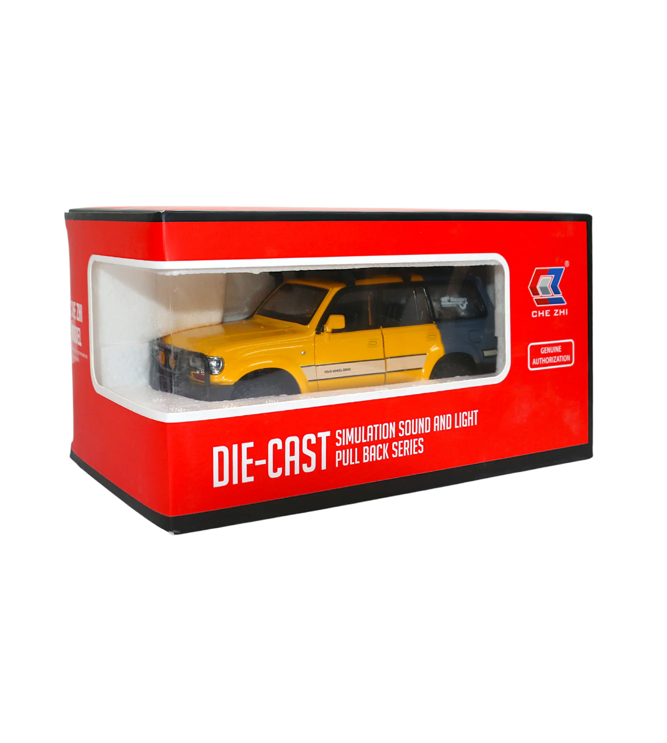 die-cast metal jeep land cruiser lc80 model 1:24 with music & lights - Image 2