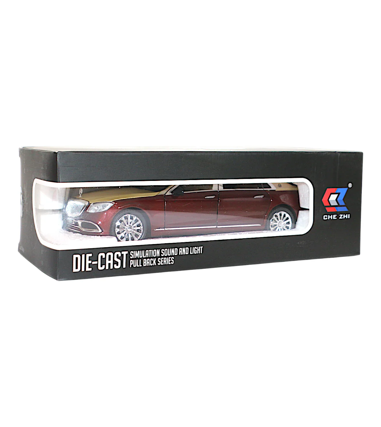 die-cast metal mercedes maybach s600 1:24 with spray , music & lights - Image 3