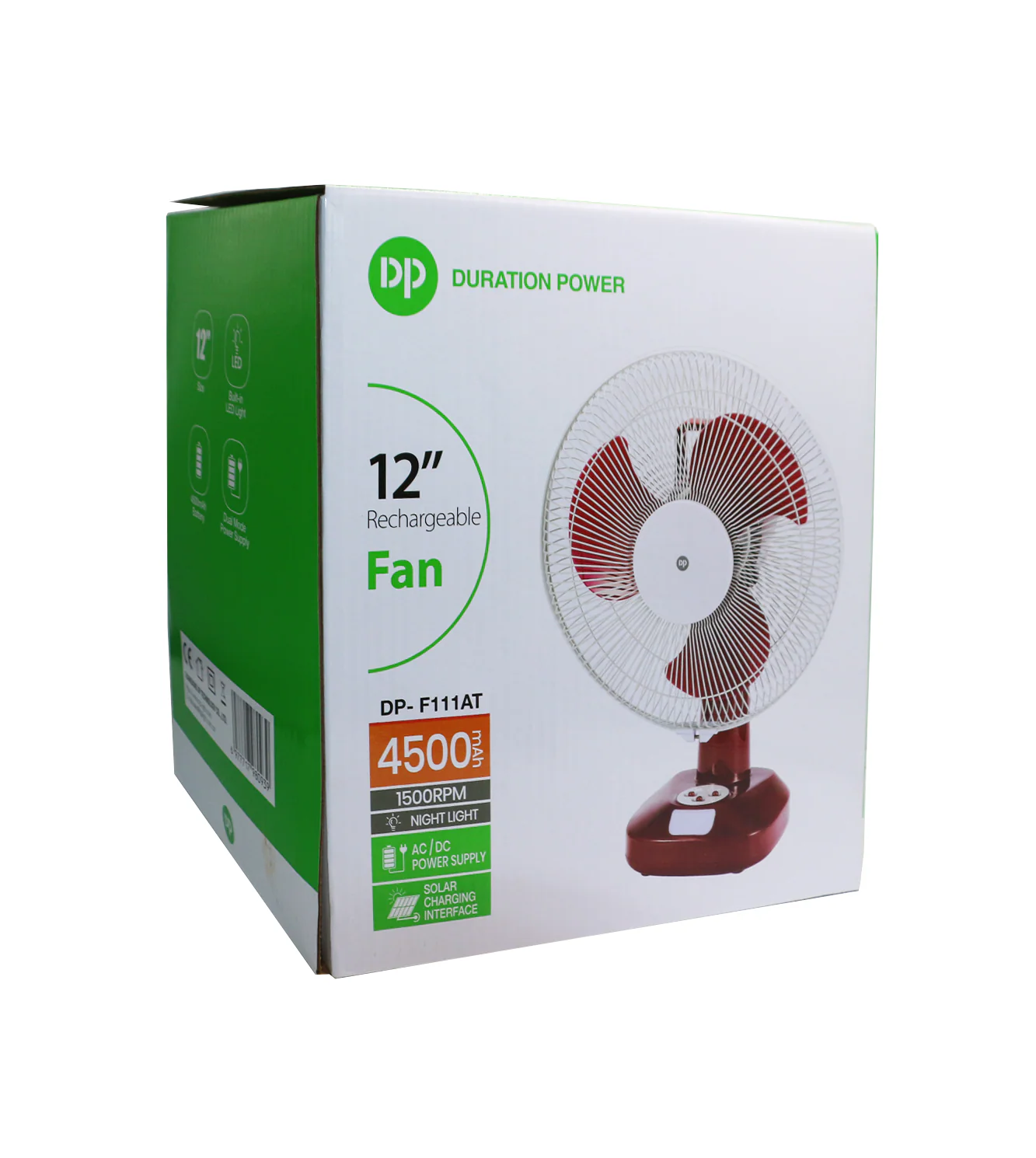 dp charging fan 12'' 4500mah china dp-111at - Image 2