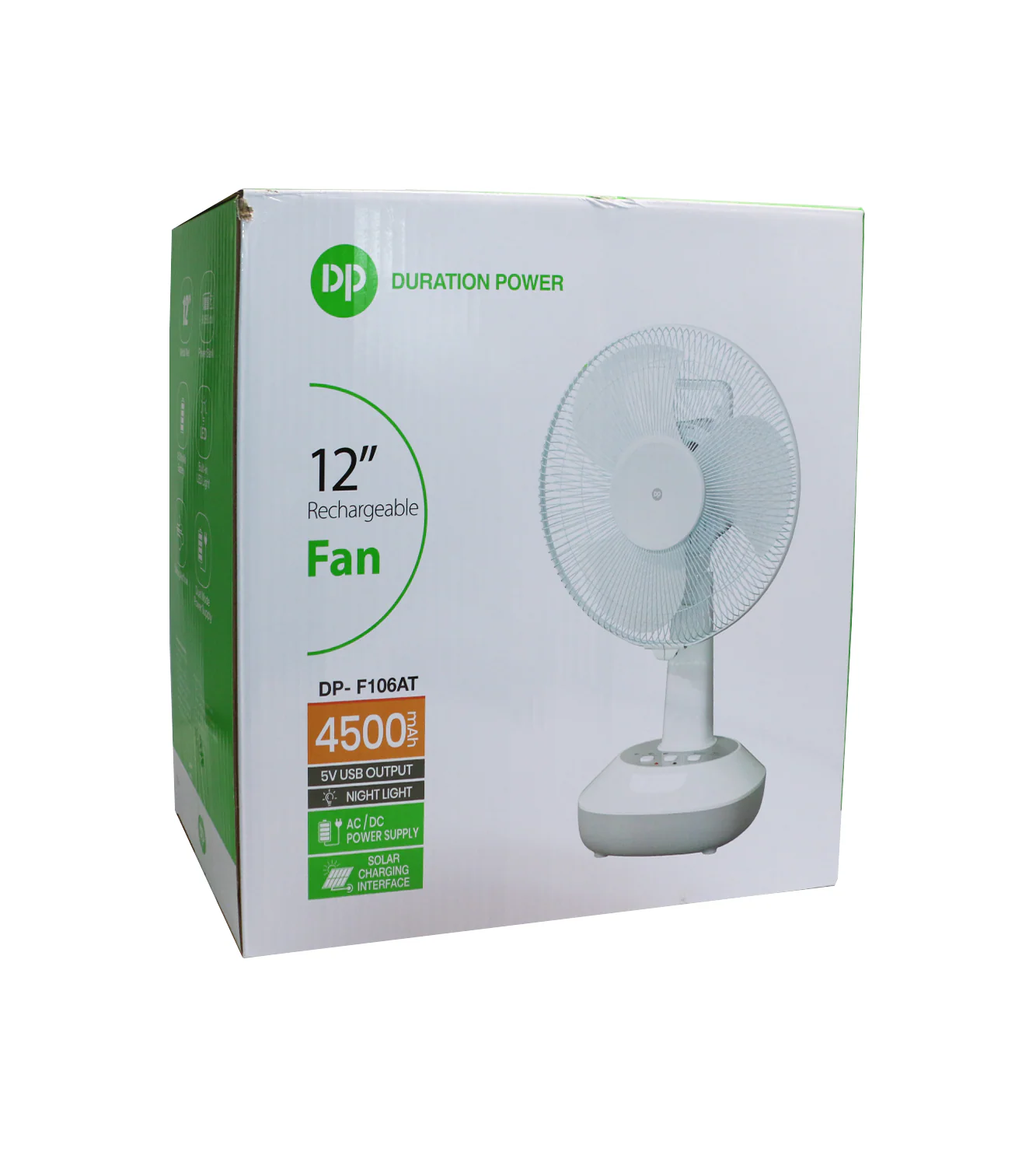 dp charging fan 12'' 4500mah china dp-f106at - Image 2