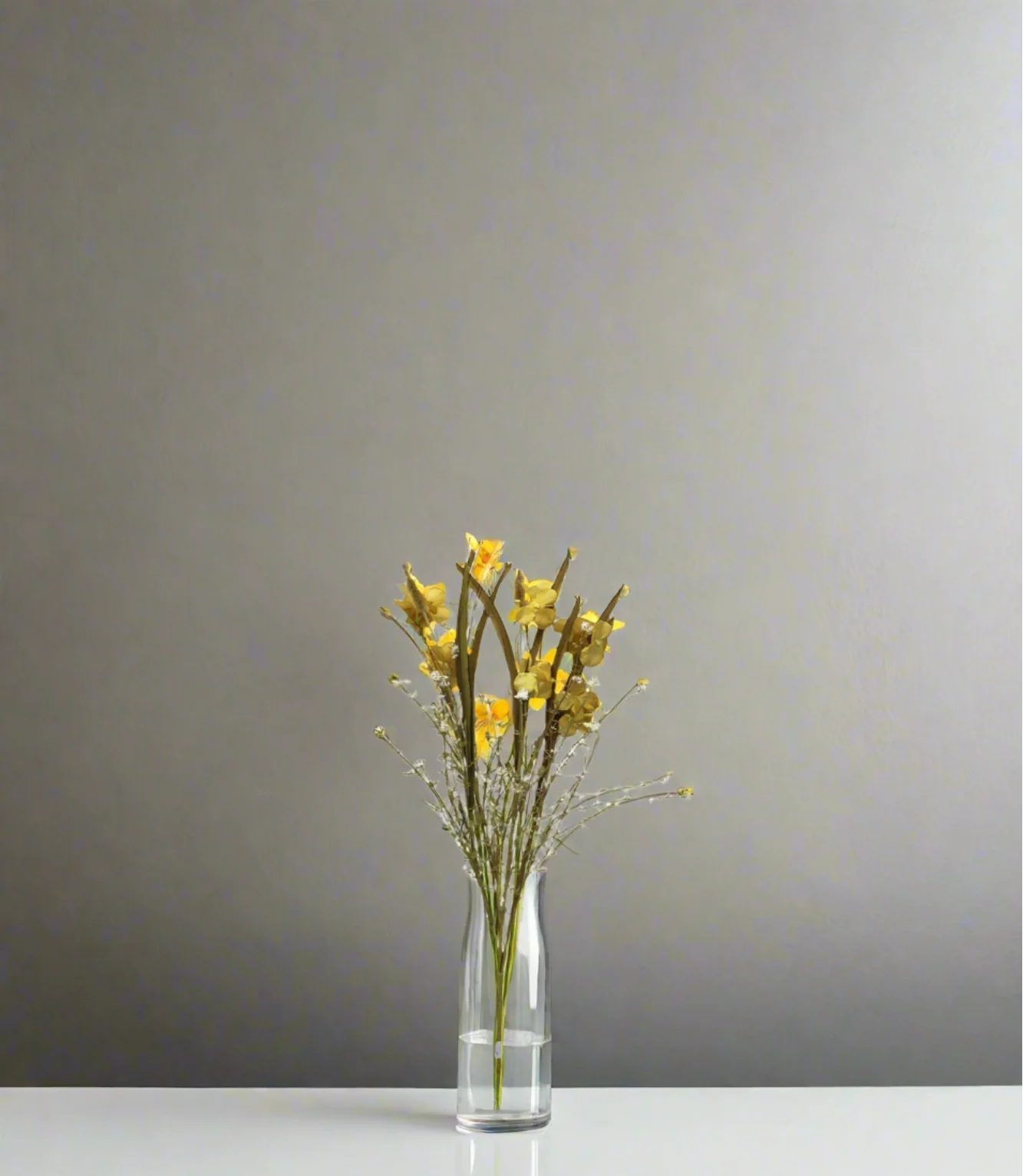 dry flower bunch light yellow 22'' china 876-18