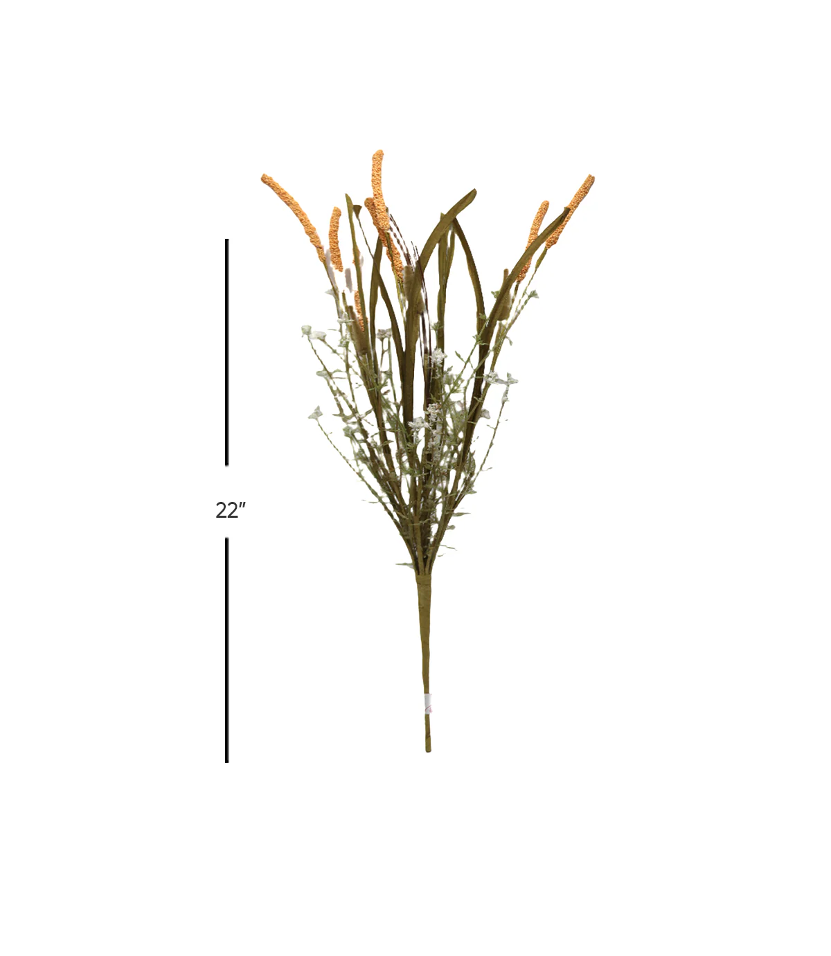 dry flower sitta bunch peach 22'' china 875-15 - Image 2