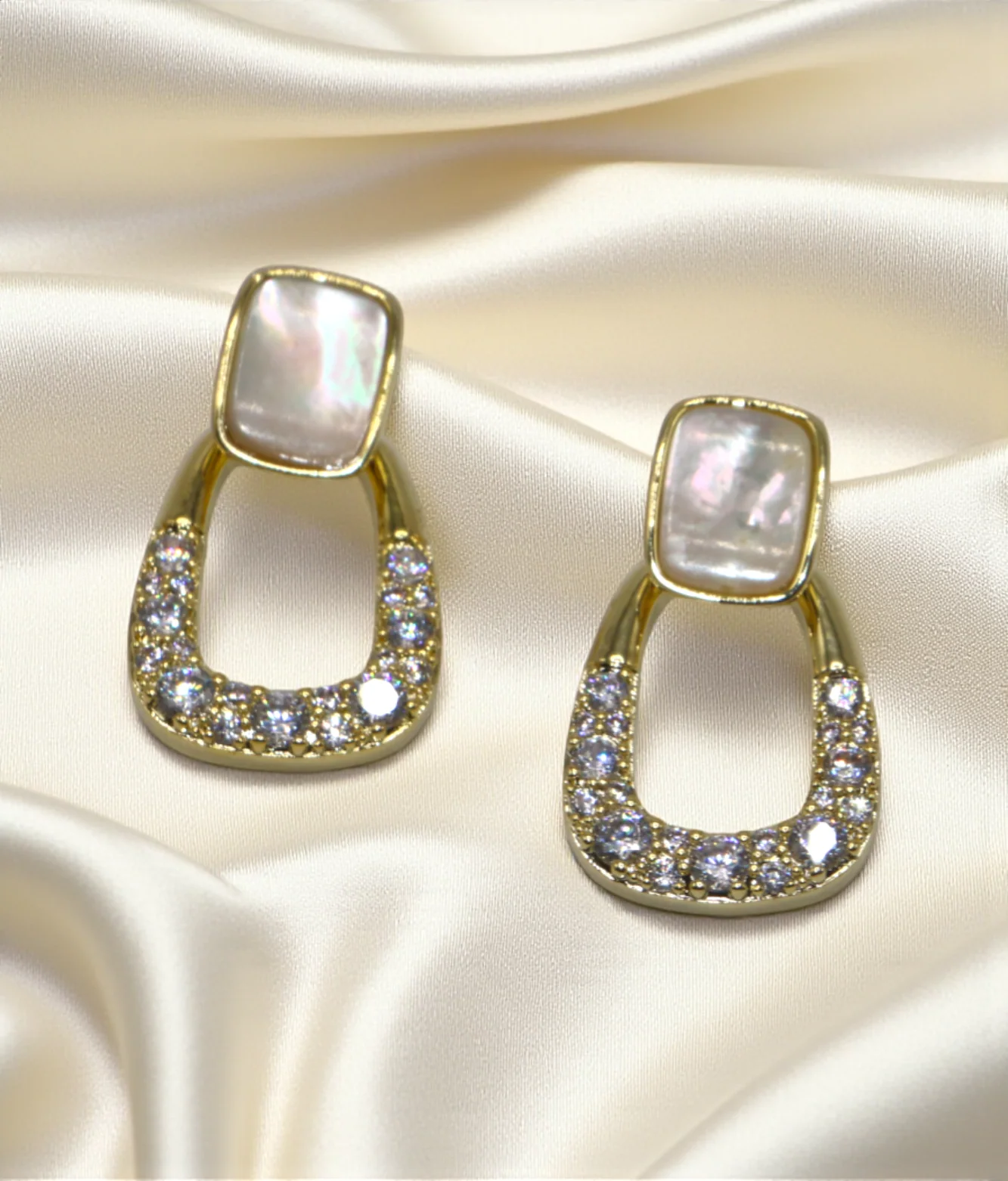 ear ring matel untique diamond stone china - Image 2