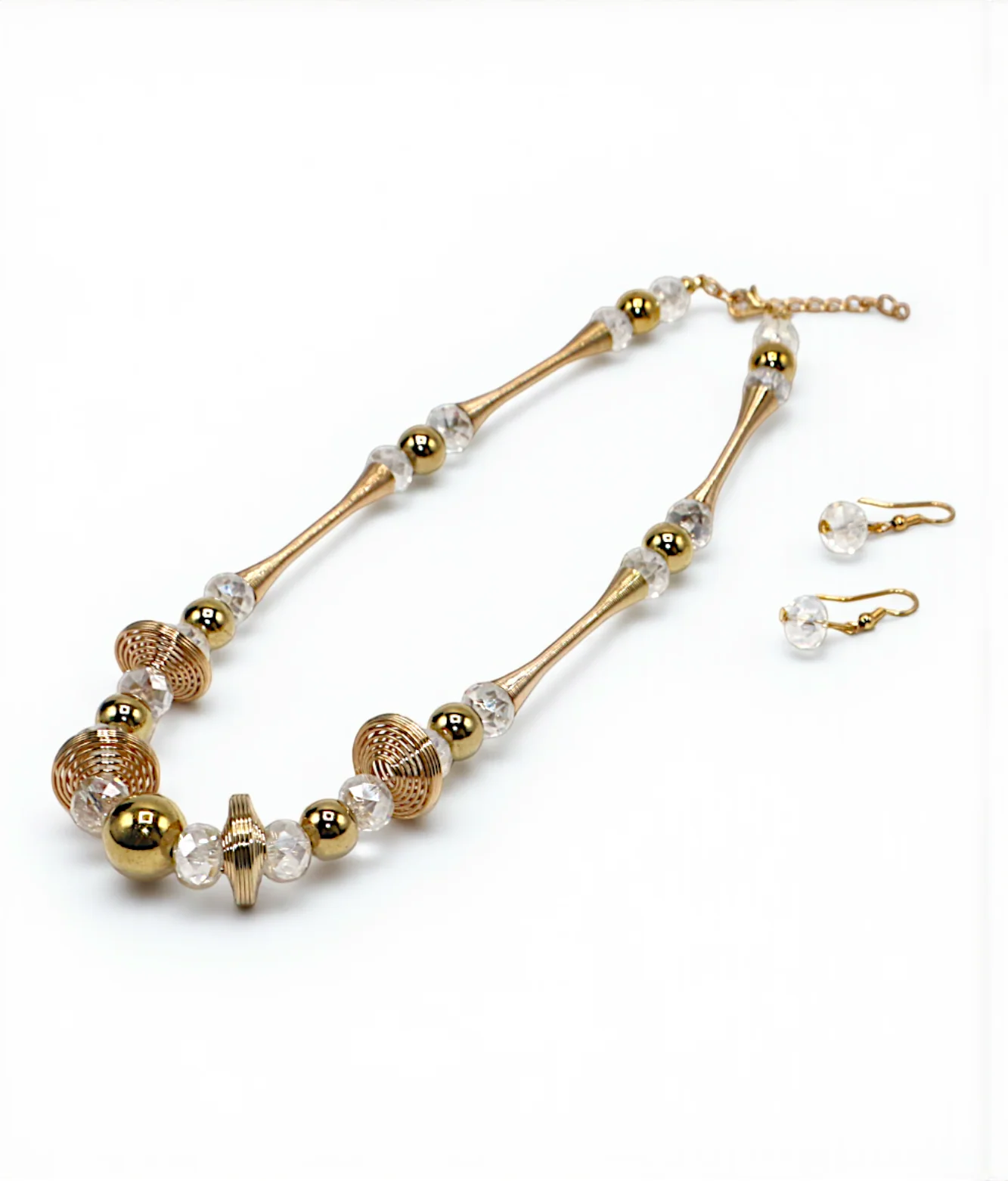 elagent mala & earrings set - Image 2