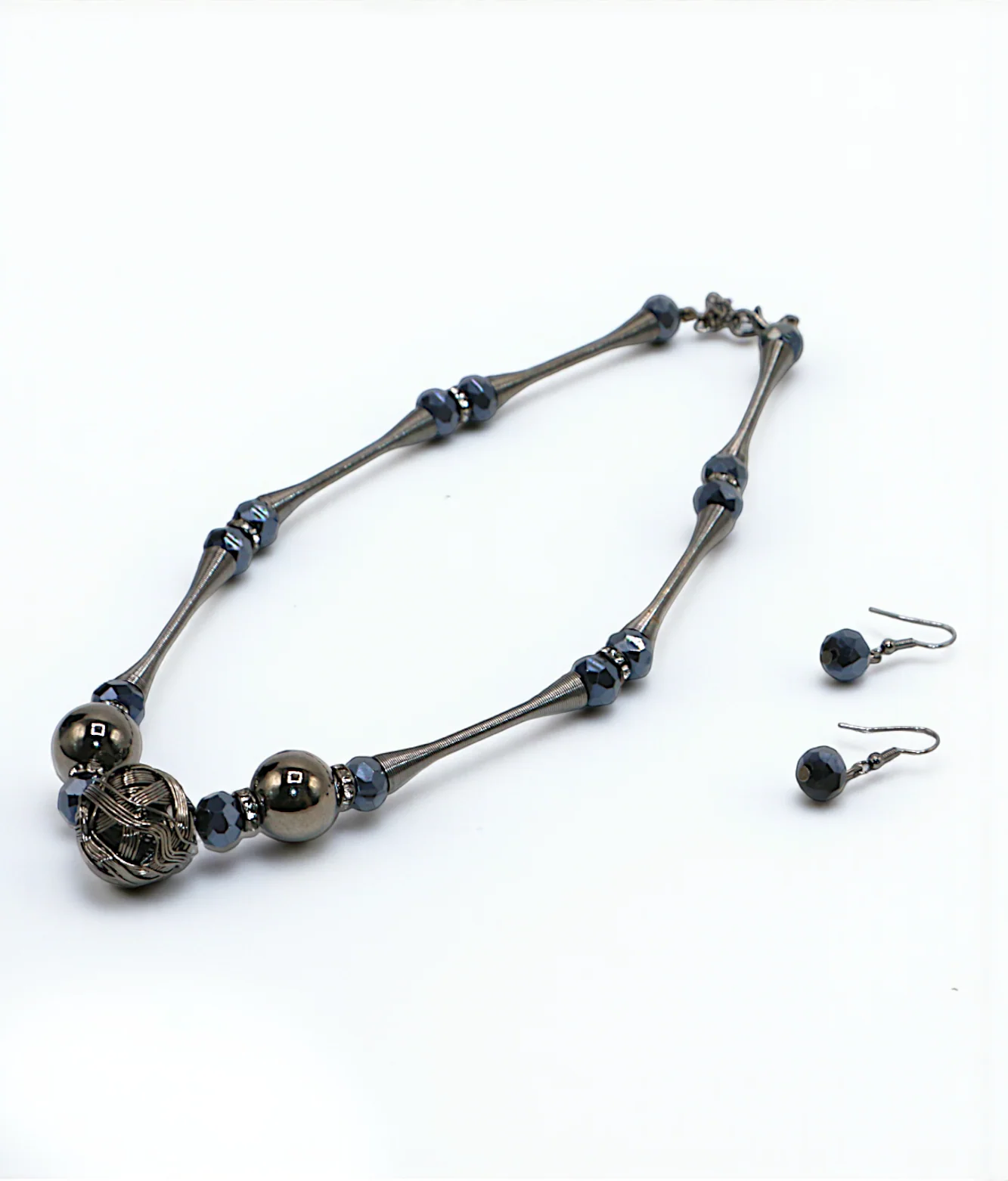 elagent mala & earrings set - Image 2