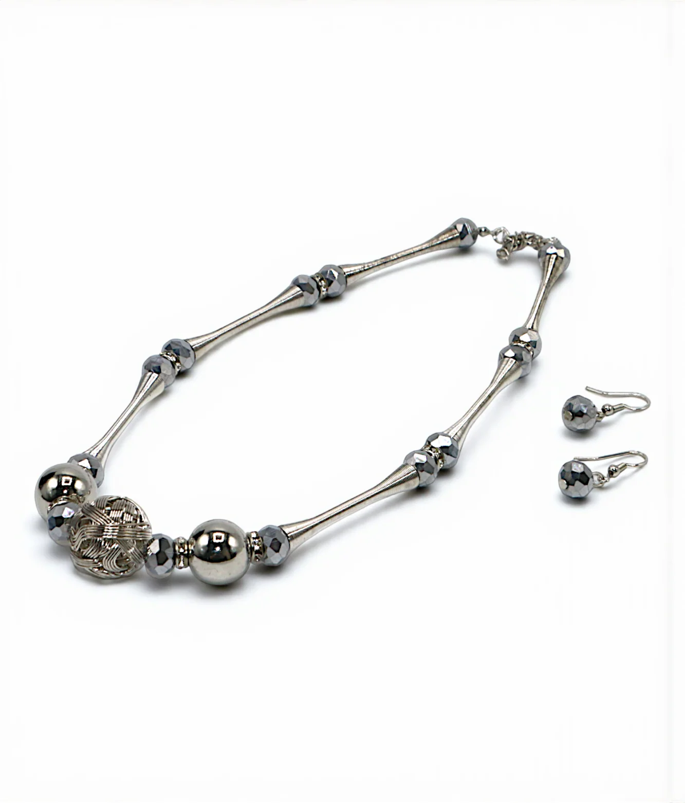 elagent mala & earrings set - Image 3