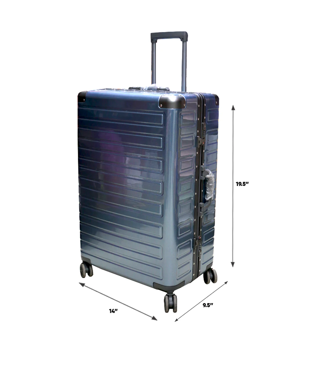 fiber luggage suitcase 2 handle 20'' china 058 - Image 2