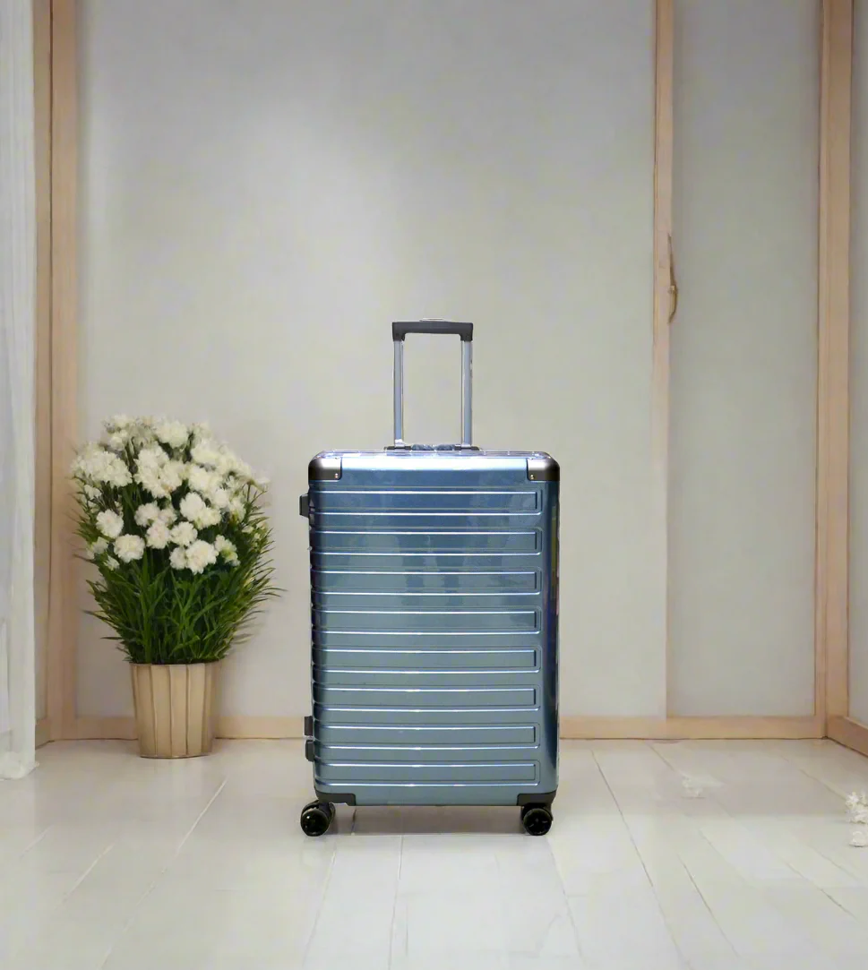 fiber luggage suitcase 2 handle 24" china 058 - Image 3
