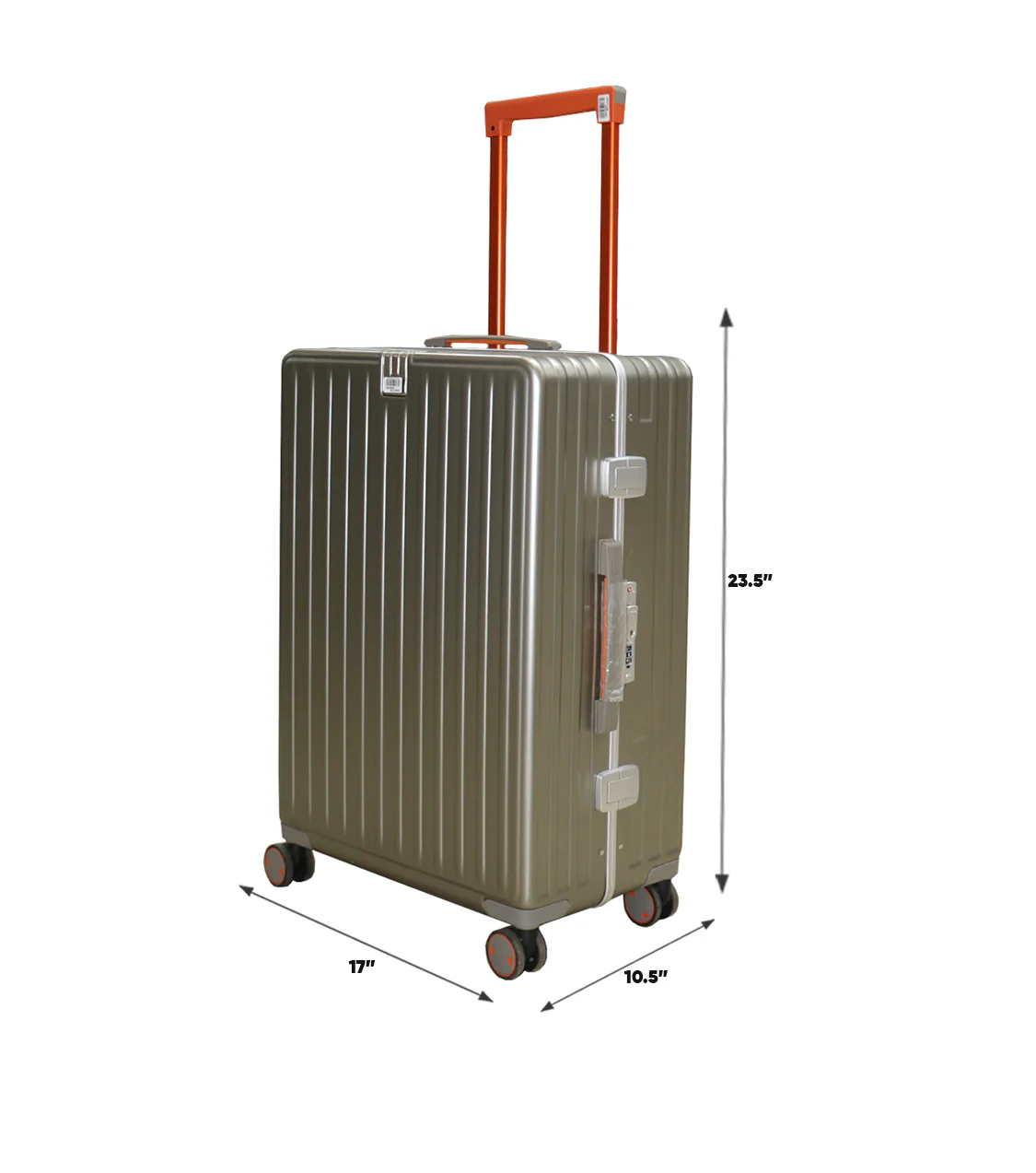 fiber luggage trolley suitcase 23.5" china - Image 2