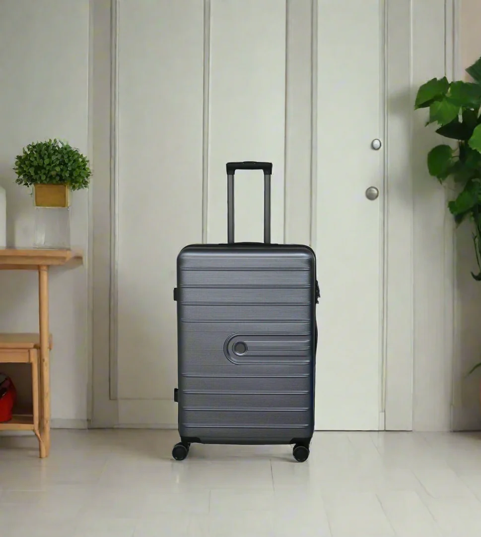 fiber luggage trolley travel bag 2 handle 20" china 499b