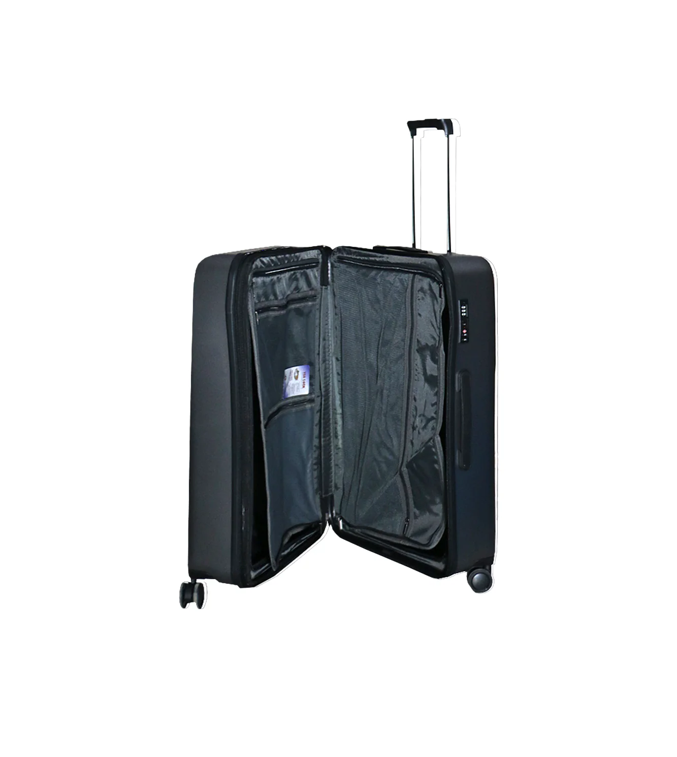 fiber luggage trolley travel bag 2 handle 20" china 499b - Image 4