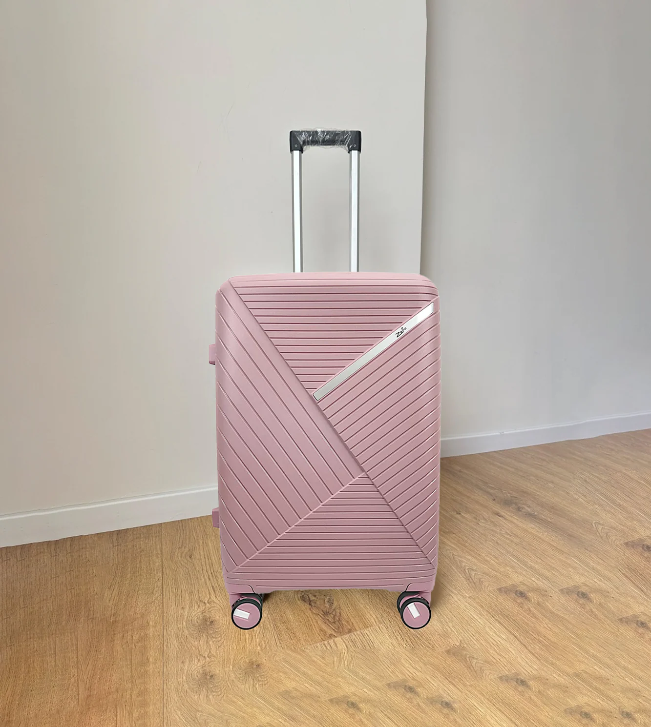 fiber luggage trolley travel bag 2 handle 20" china d808 - Image 9