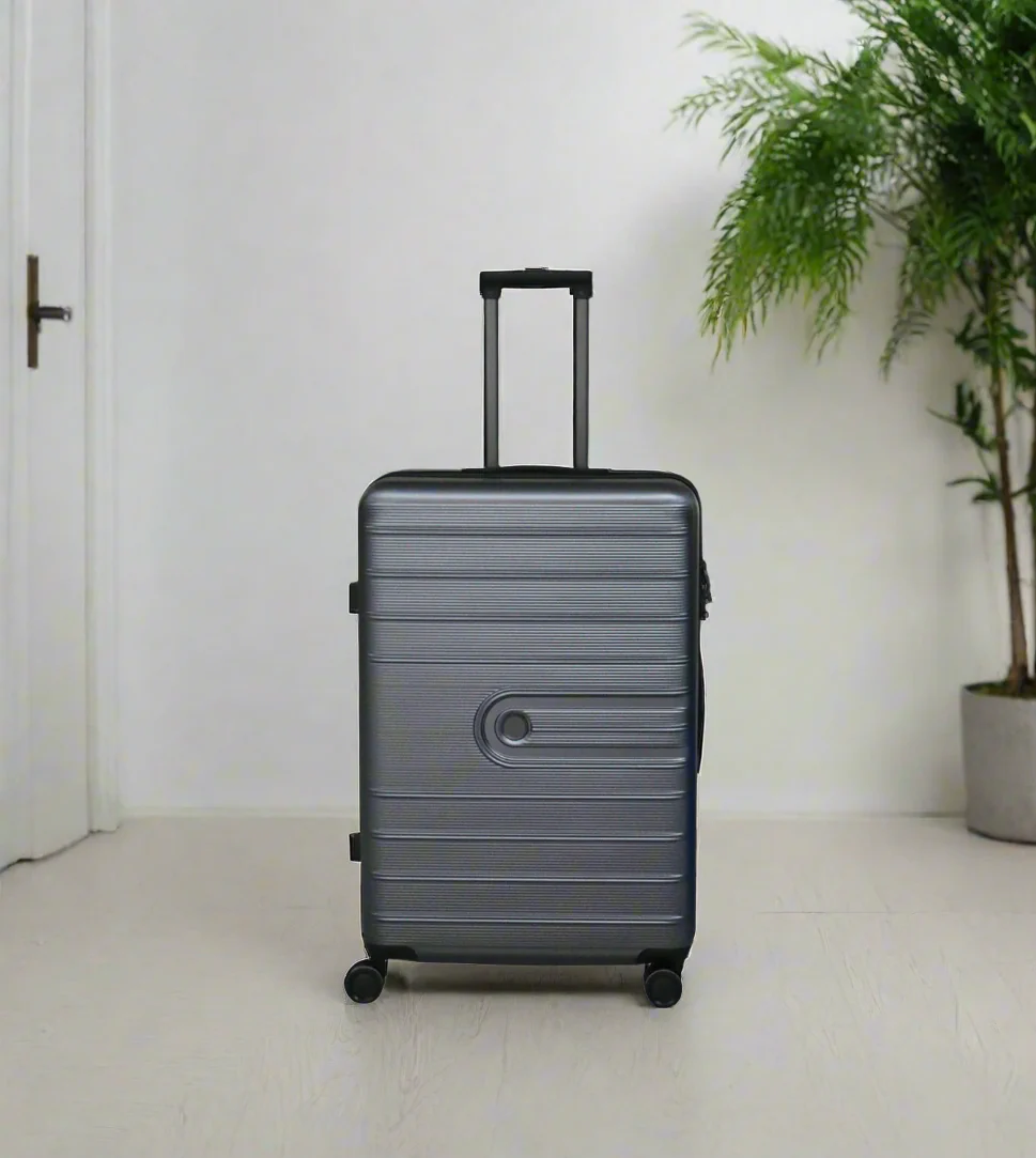 fiber luggage trolley travel bag 2 handle 24" china 499b
