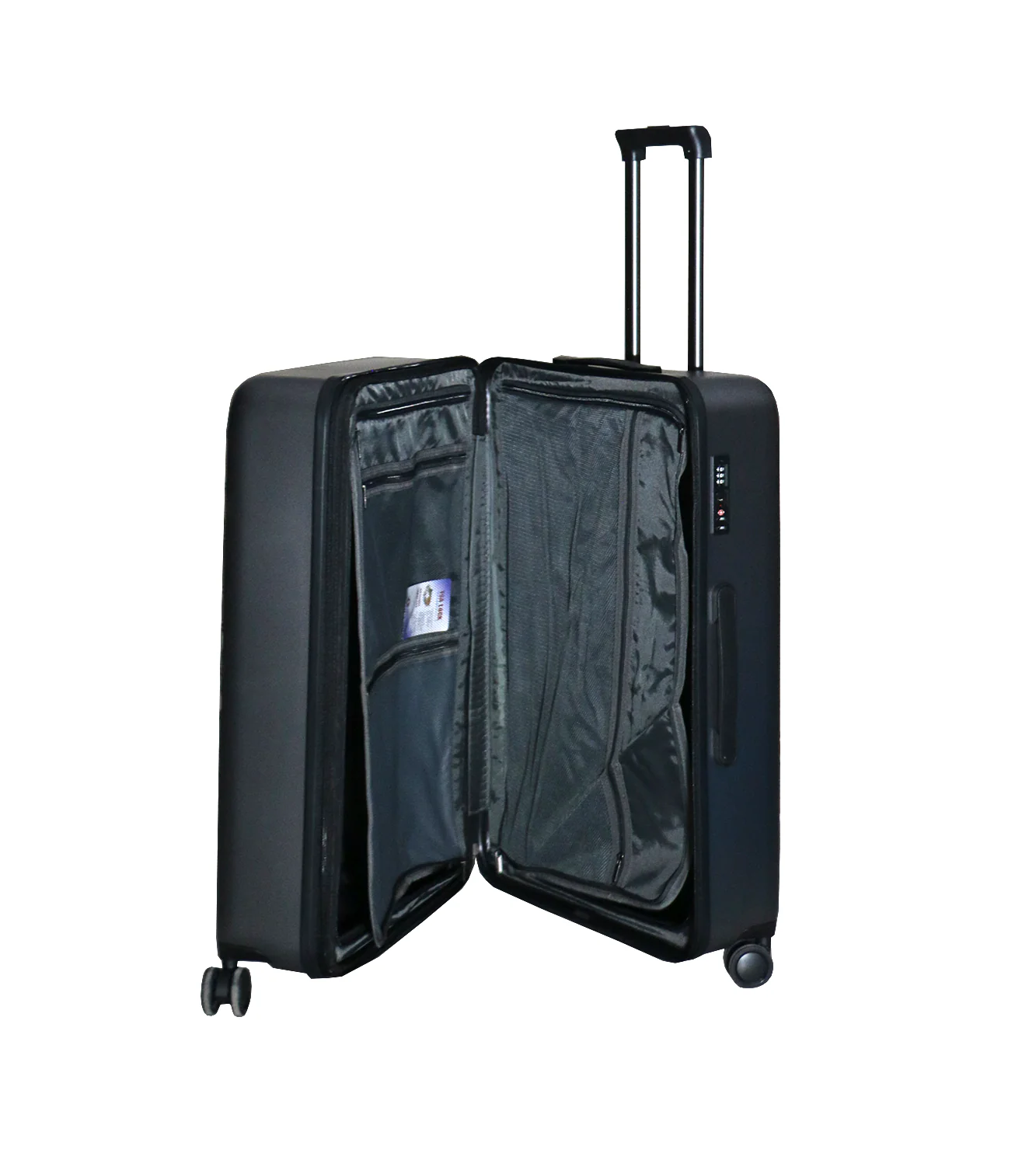 fiber luggage trolley travel bag 2 handle 28" china 499b - Image 4
