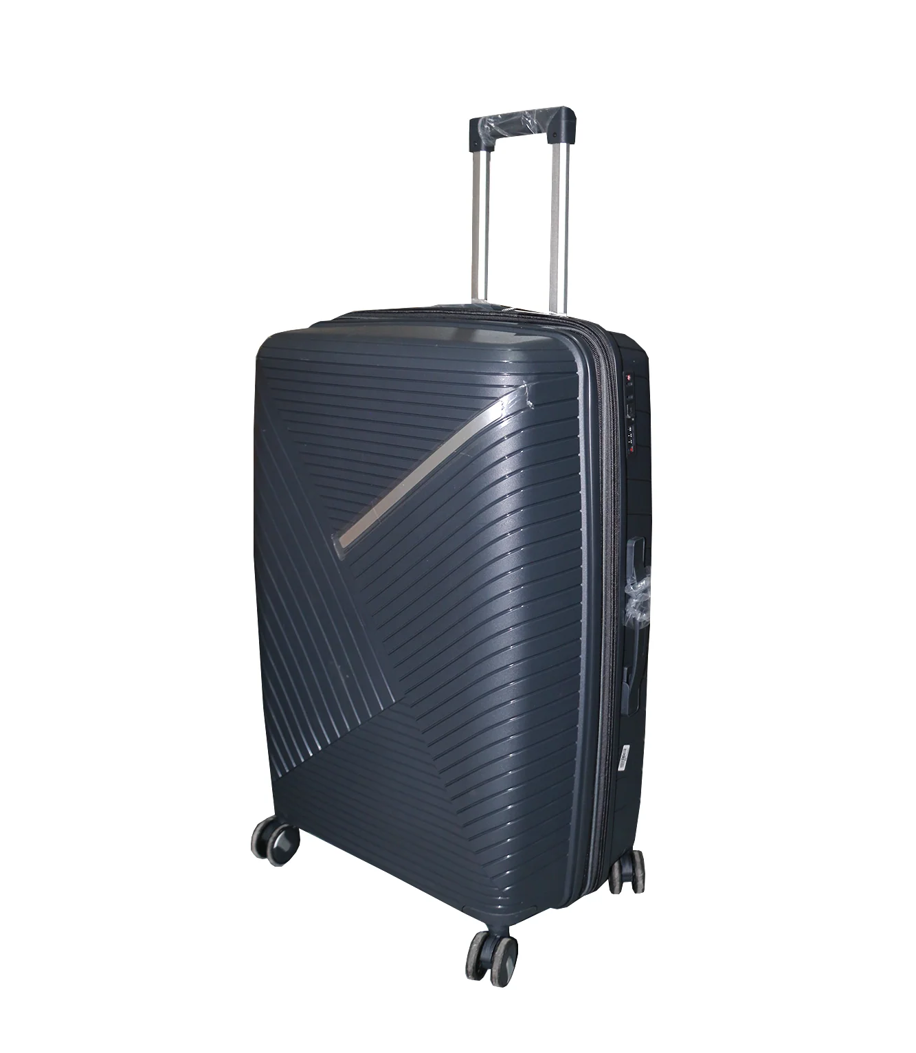 fiber luggage trolley travel bag 2 handle 28" china d810 - Image 5