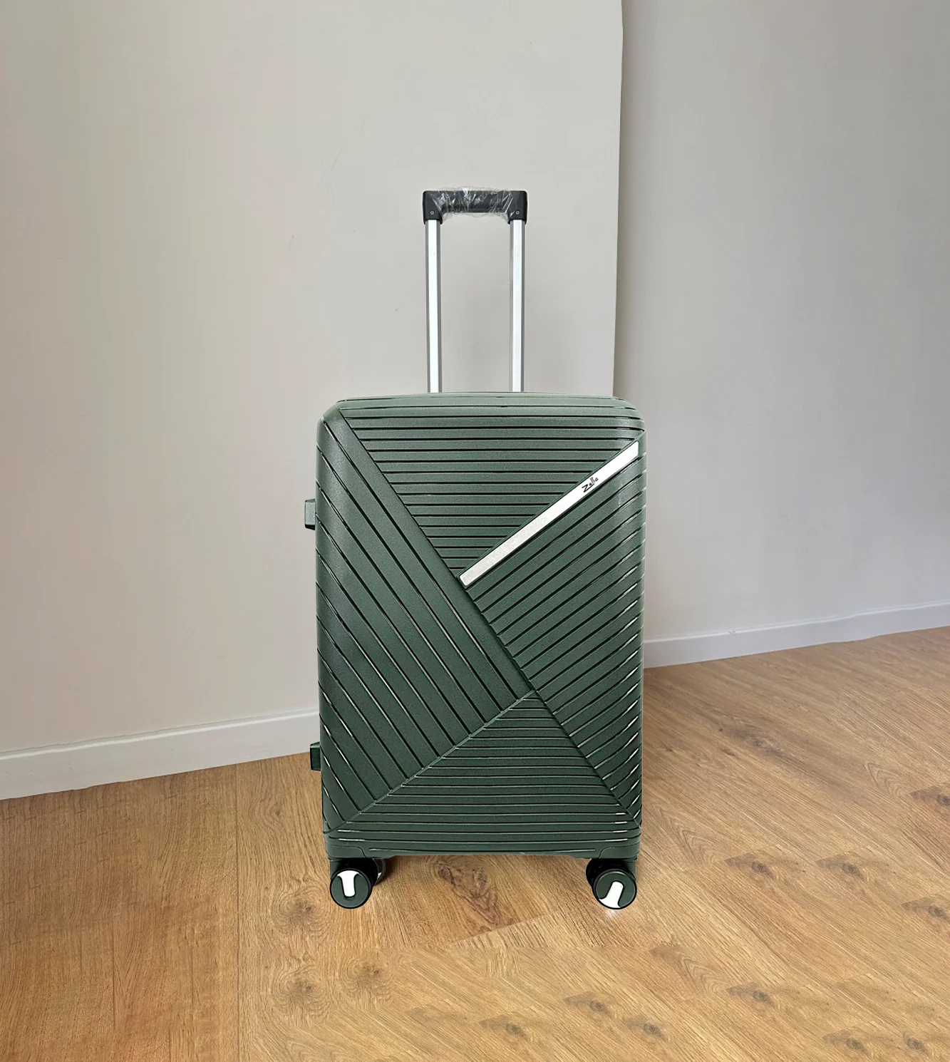 fiber luggage trolley travel bag 2 handle 28" china d810 - Image 9
