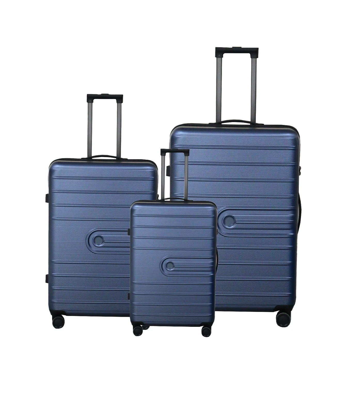 fiber luggage trolley travel bag set china 499b - Image 3
