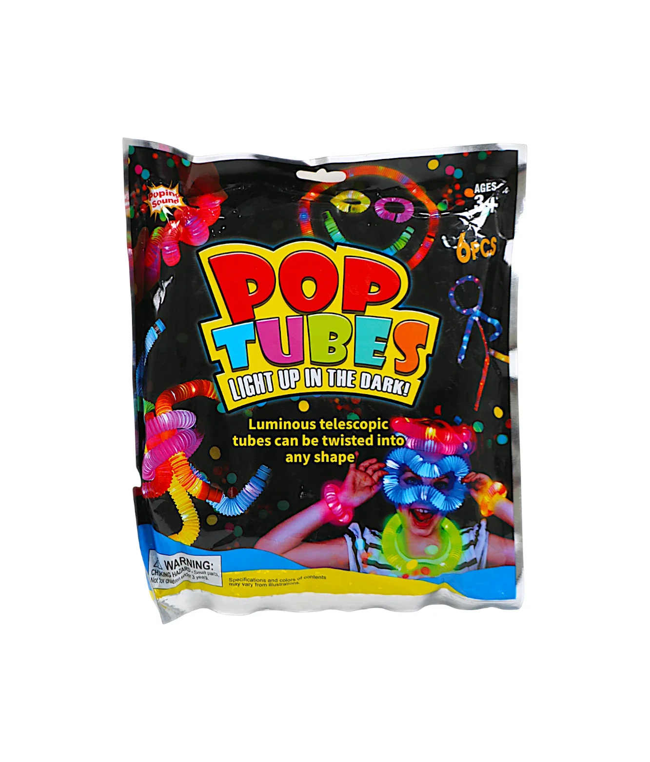 fidget pop tubes 6pc - Image 2