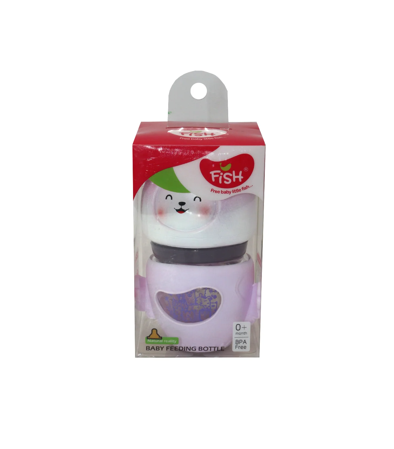 fish glass feeder 80ml china 8290 - Image 2