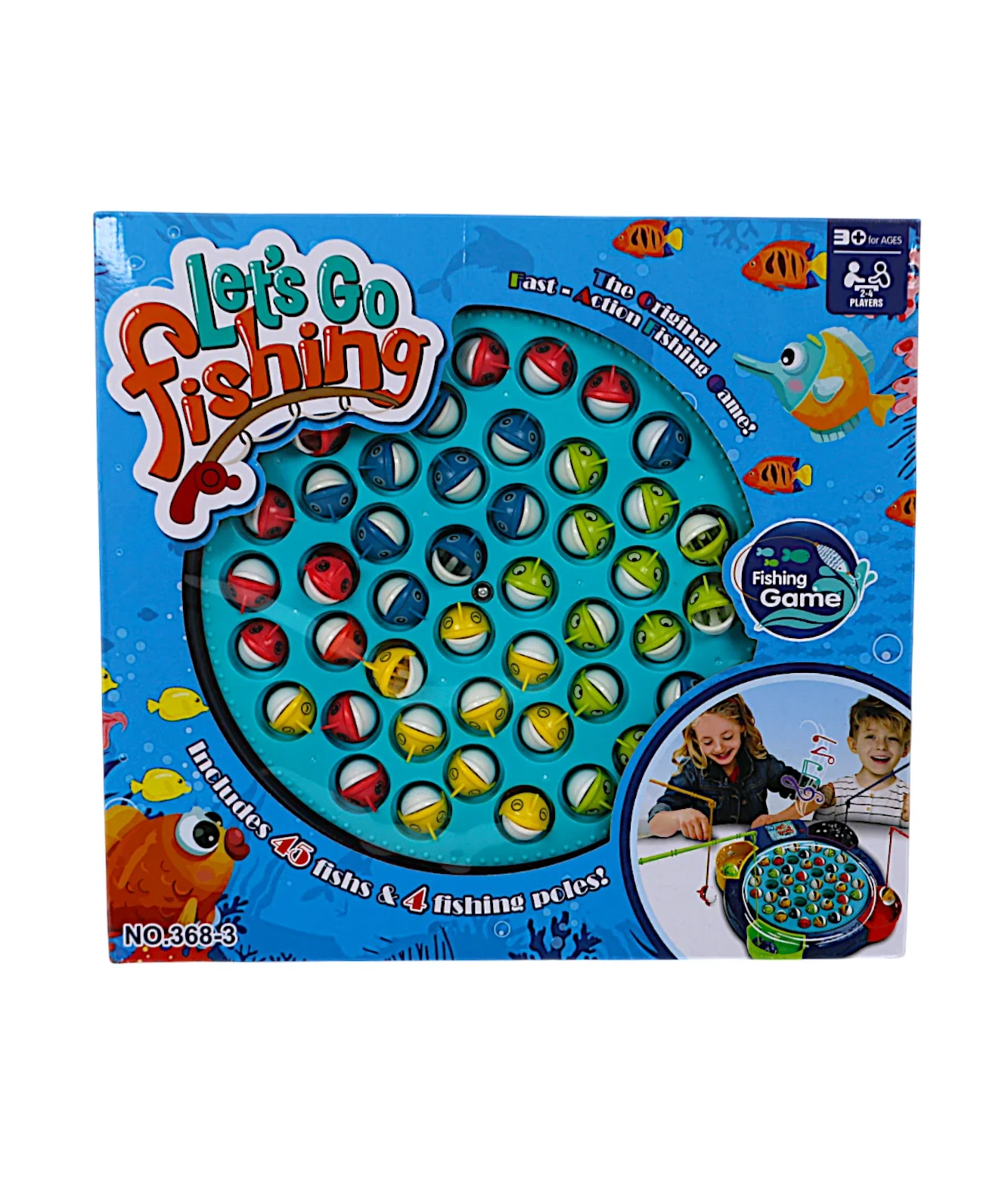 fishing game 45fishes& 4 fishing poles t948 - Image 2