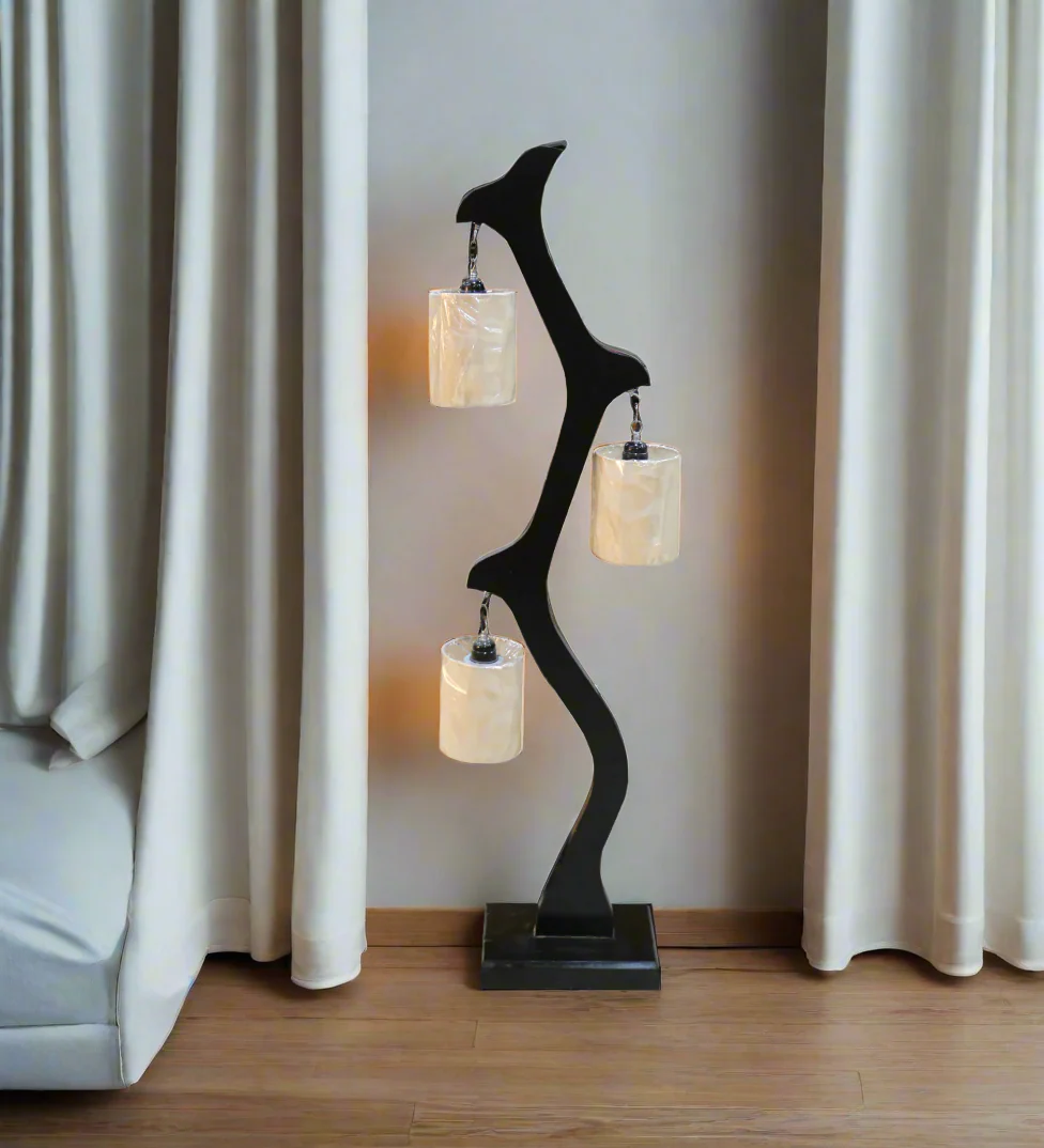 floor lamp wood tehni 50"x12" d189