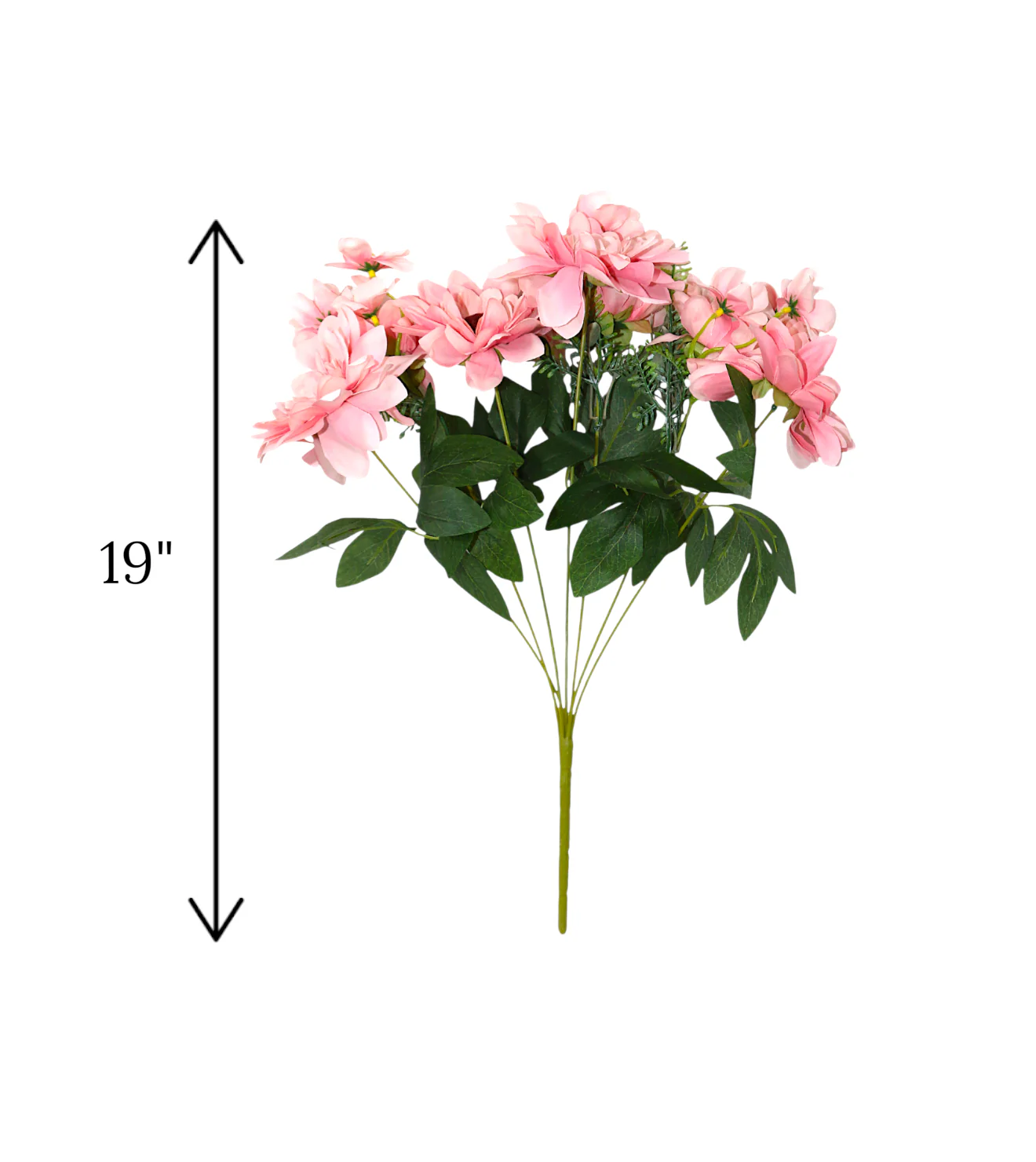 flower bunch pink china 19" - Image 2