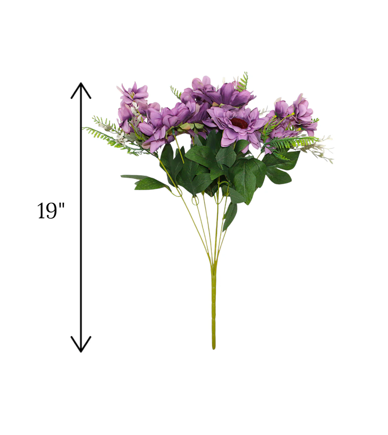 flower bunch purple china 19" - Image 2