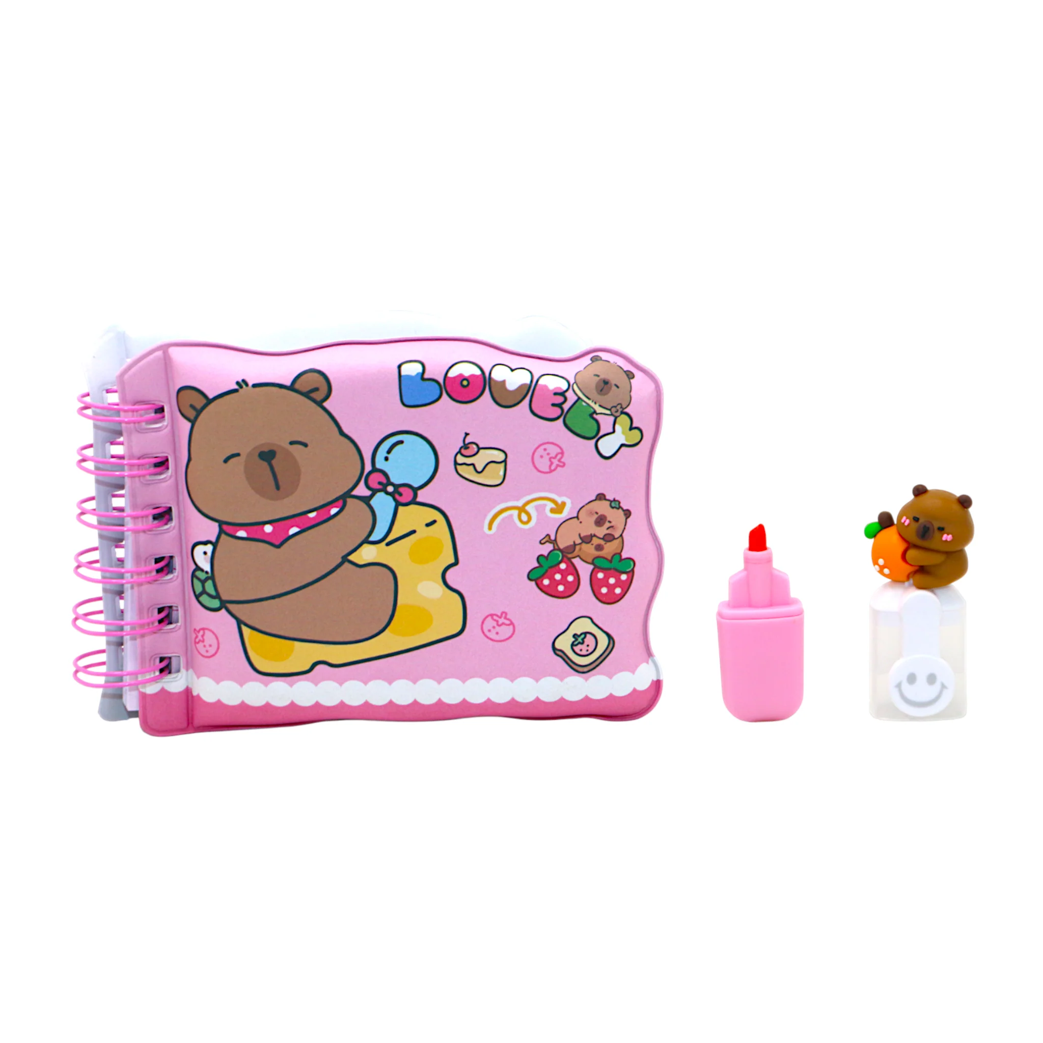 foaming diary with mini highlighter t004 china