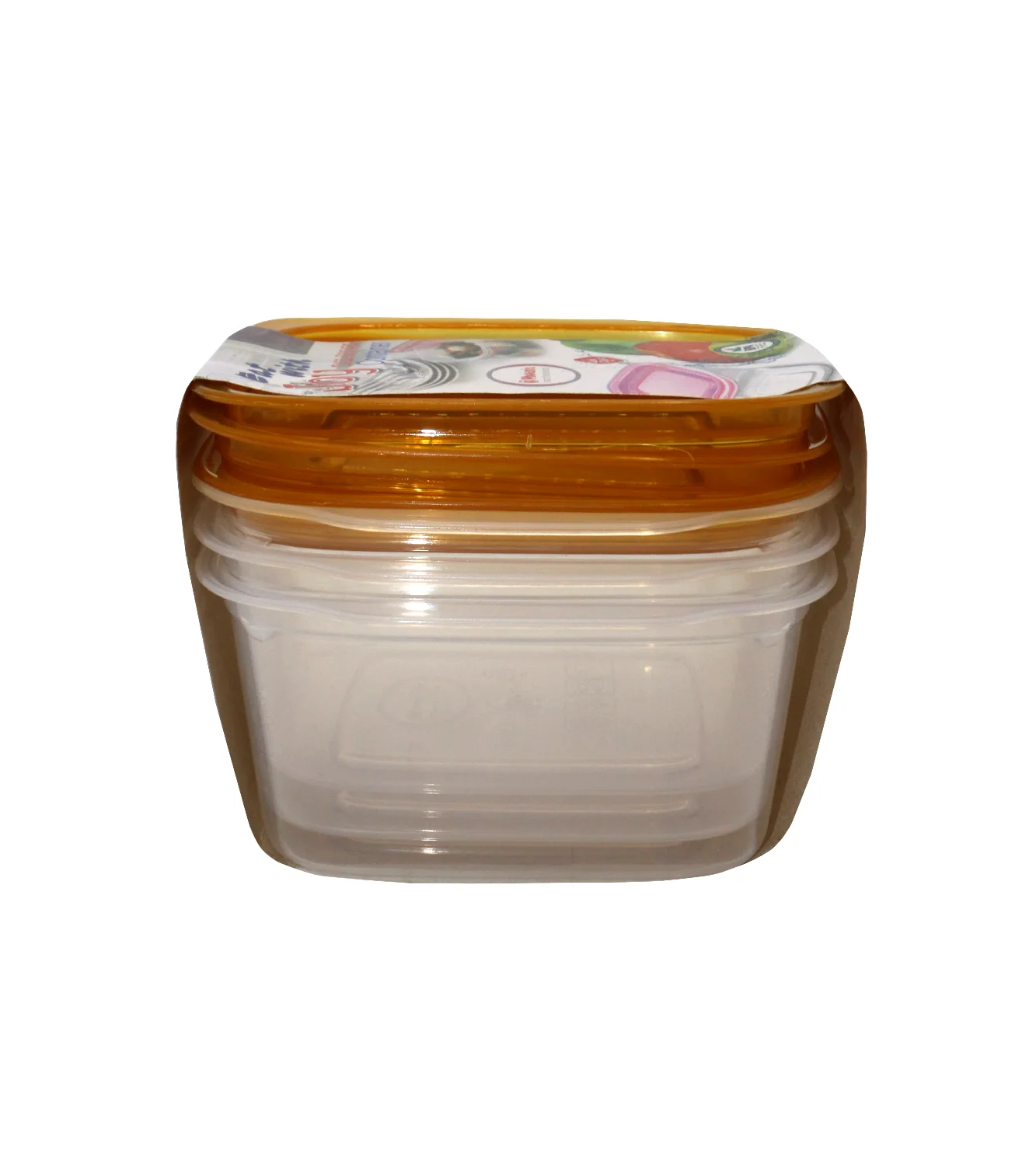 plastic food container 3pc 630ml pak joy - Image 2