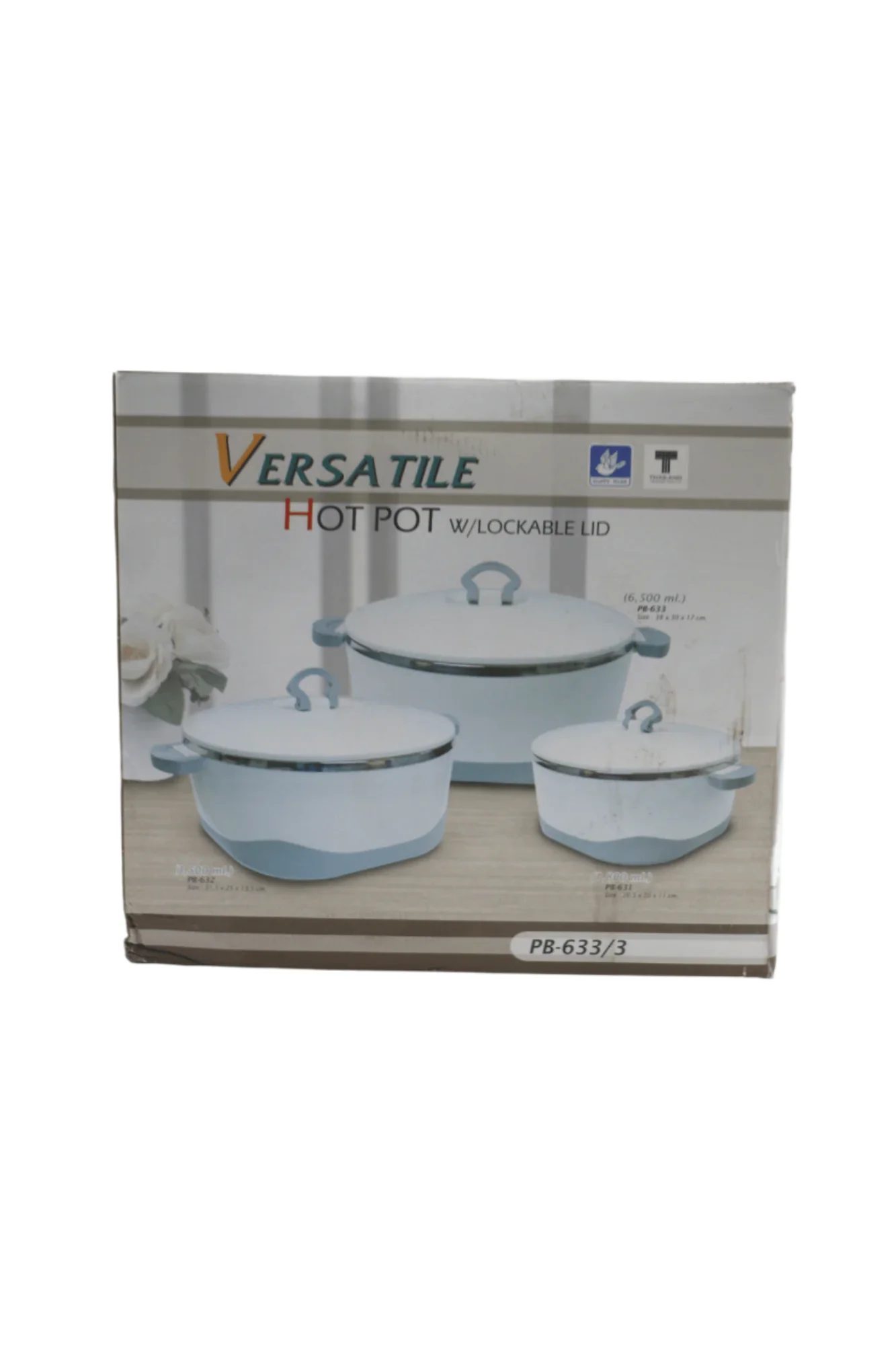 food warmer beige 3pc pb633 - Image 2