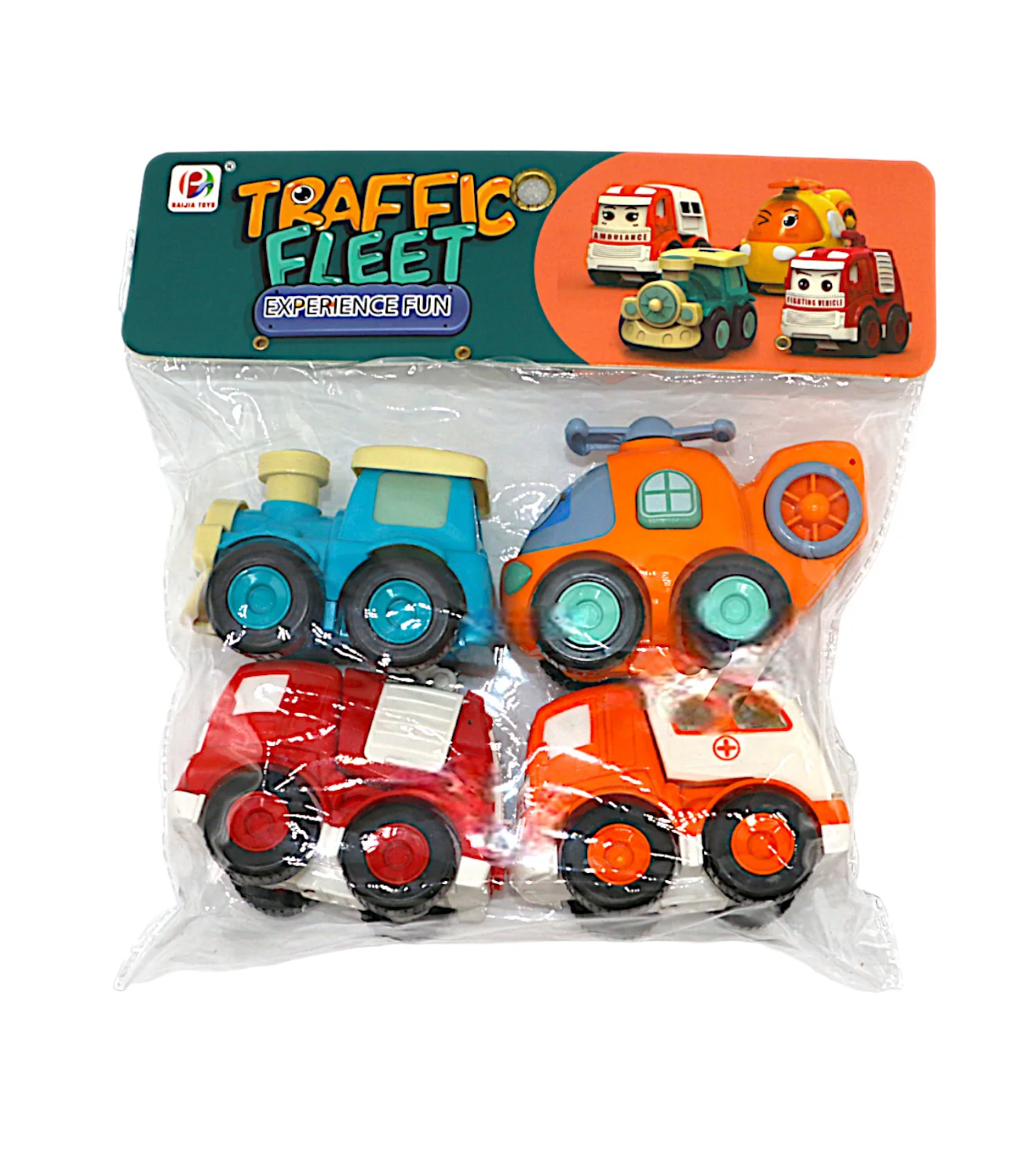 friction cars set 4pc china t450 - Image 2
