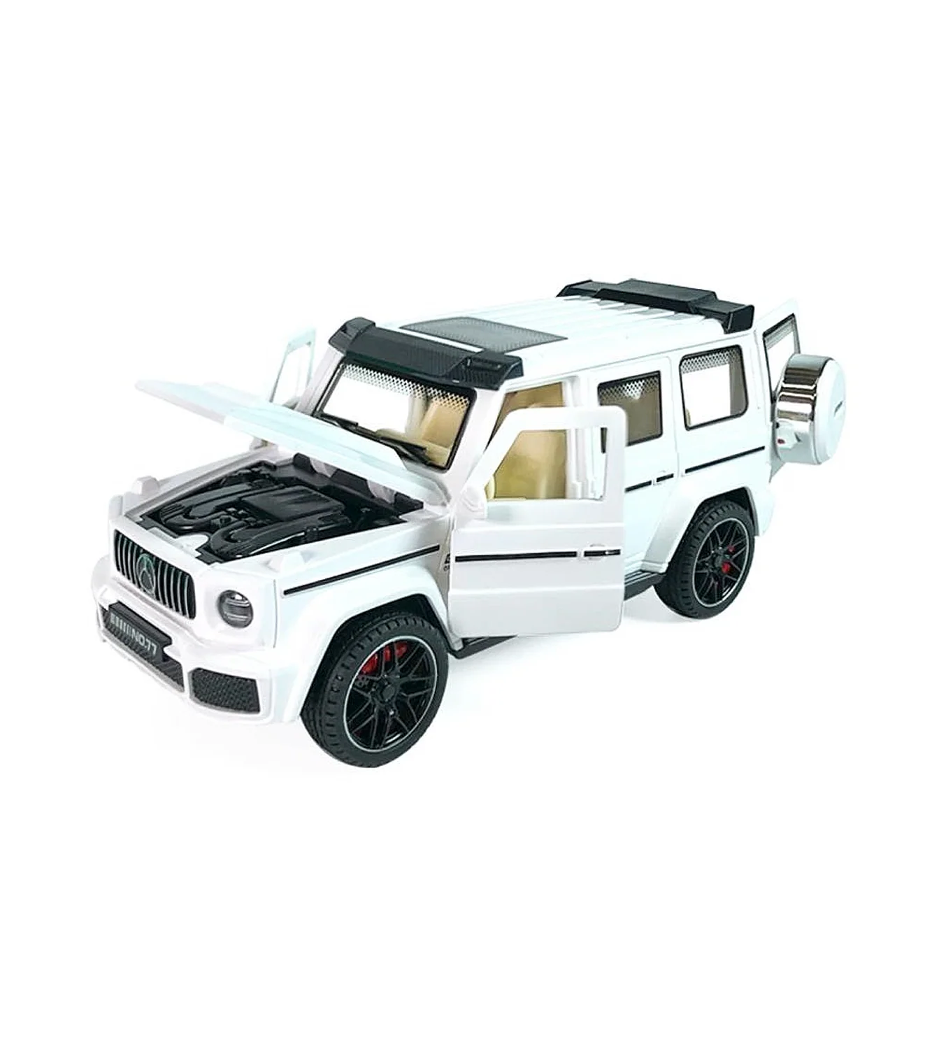 friction jeep g wagon with music & lights - Image 2