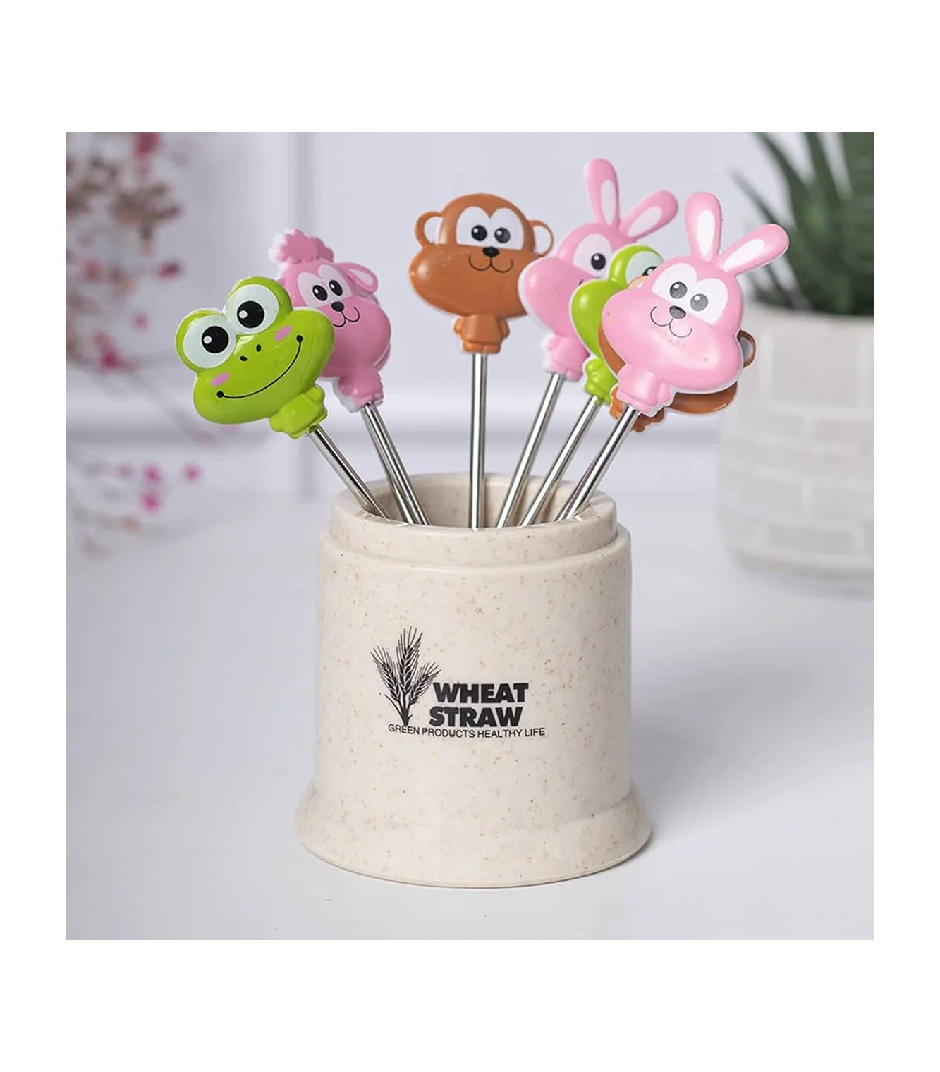 fruit fork 8pc china rb269m-2 - Image 2