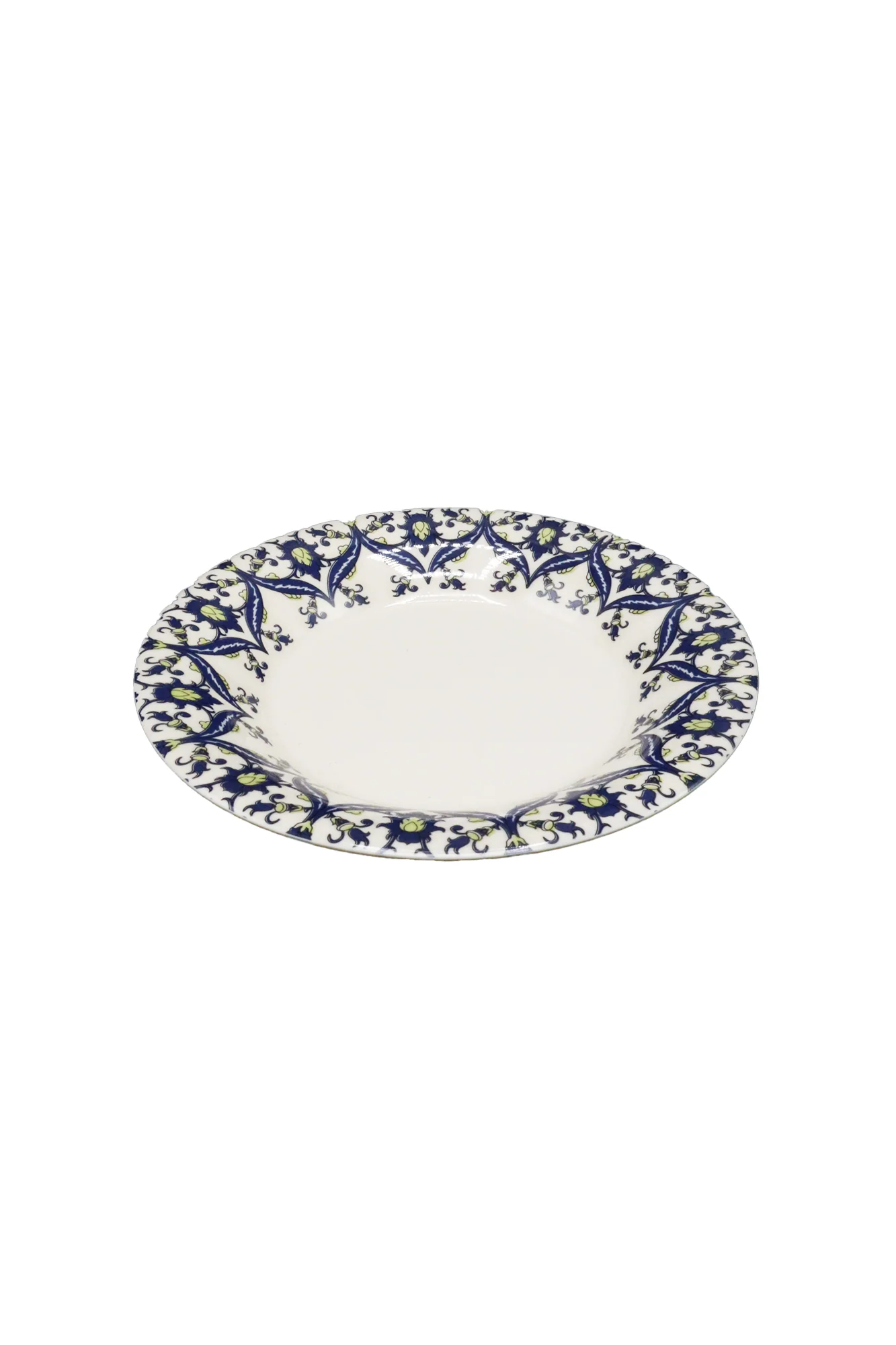 blue full print soup plate - Image 2