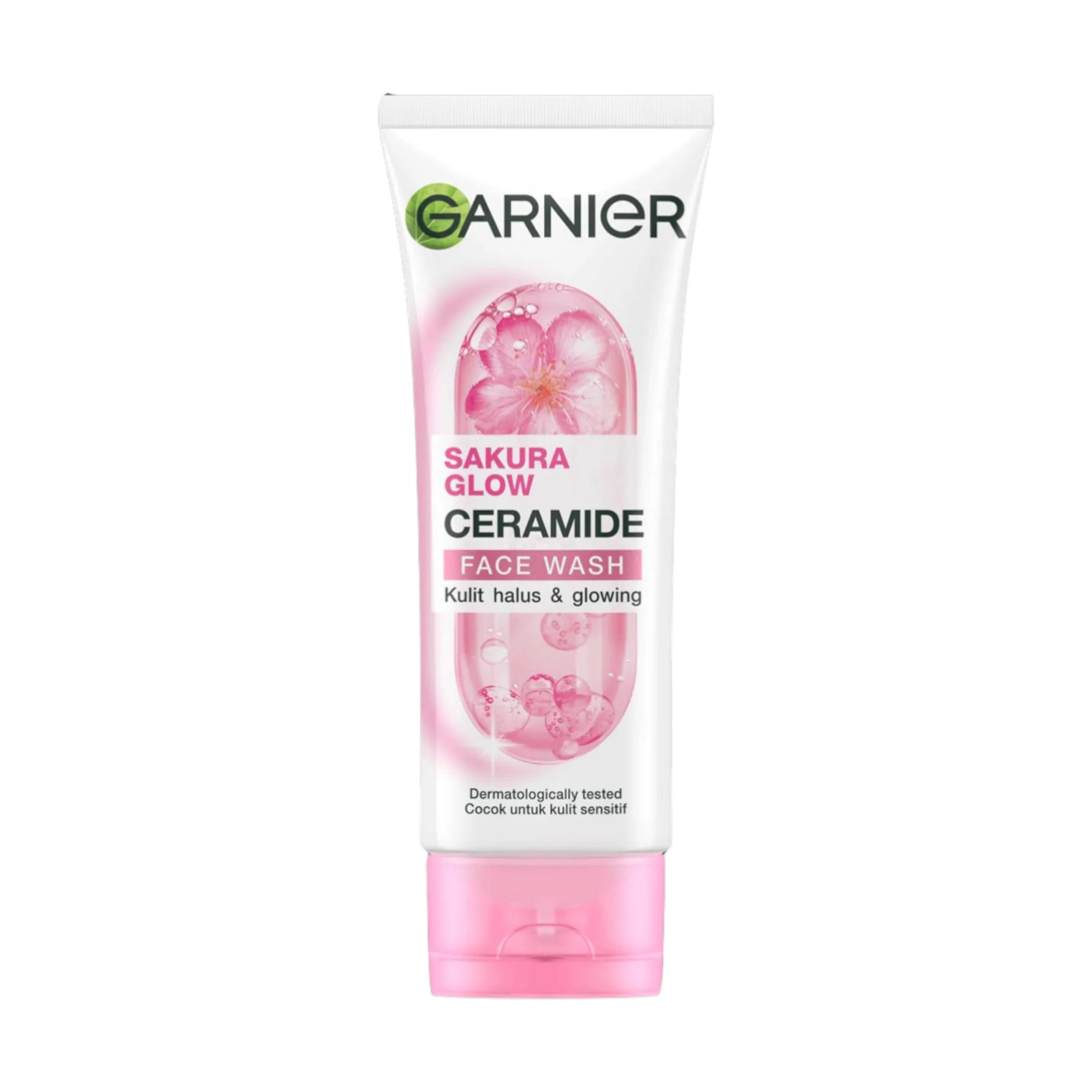 garnier face wash sakura ceramide 100ml indonesia