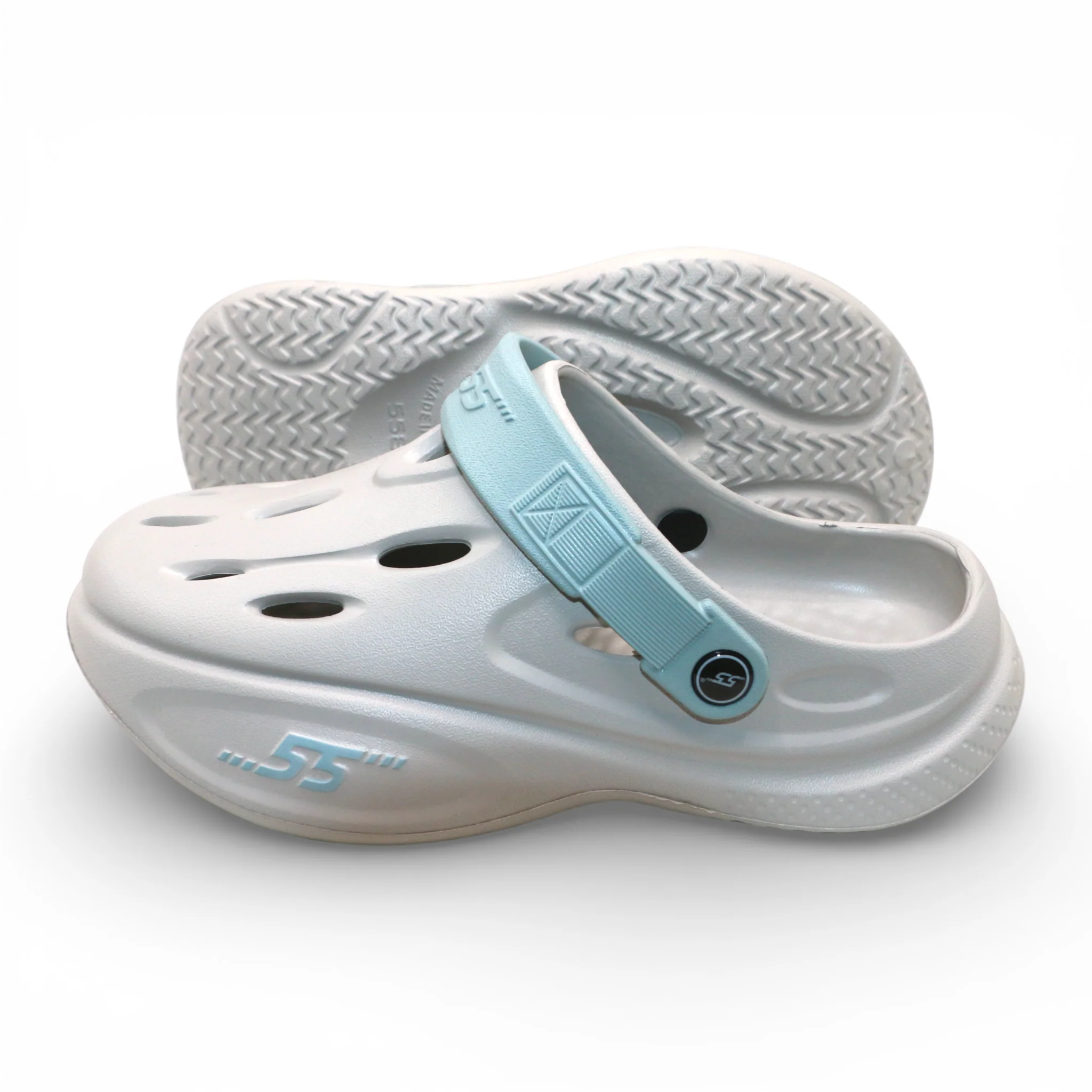 gents crocs 40-45 light grey china 5582 - Image 2