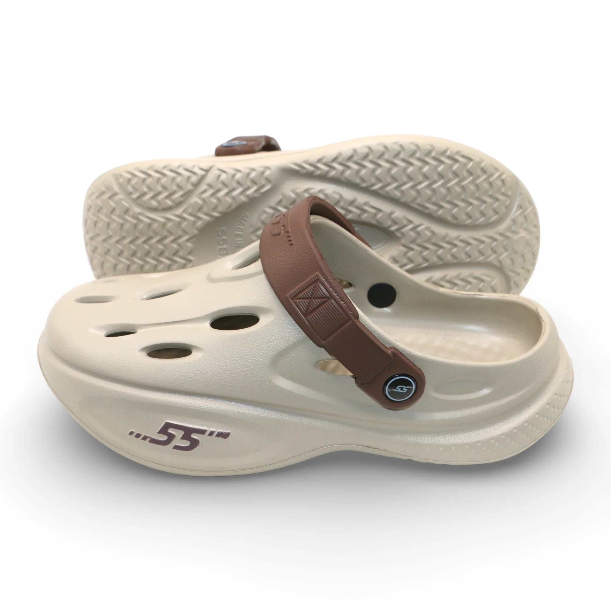 gents crocs 40-45 skin brown china 5582 - Image 2